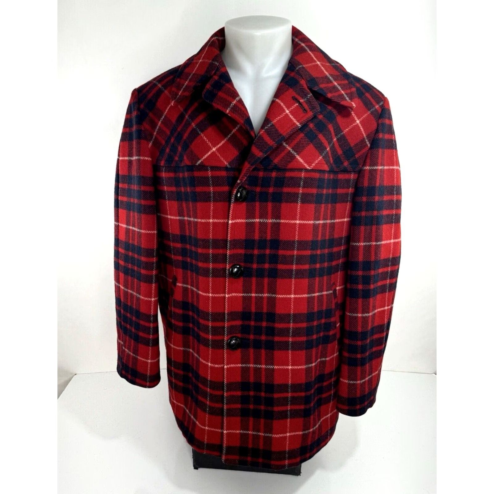 Pendleton Pendleton Wool Heavy Duty Ranch Plaid XL Mackinaw Jacket Hunting Western Mens XL Multicolor Plaid Size US XL / EU 56 / 4 - 2 Thumbnail