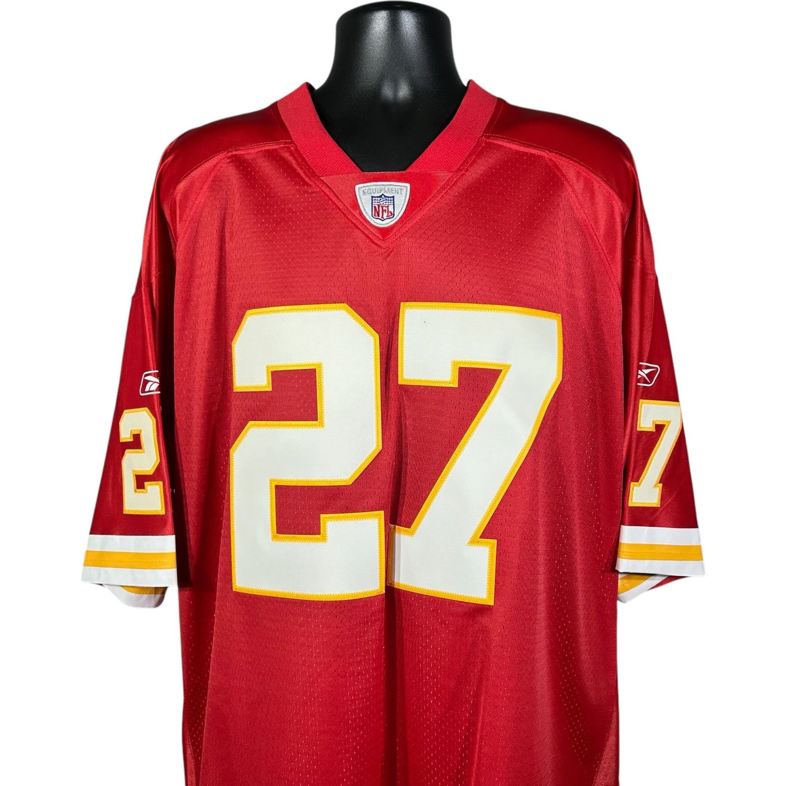 Reebok Vintage NWT Kansas City Chiefs L.Johnson #27 Jersey Mens XXL Size US XXL / EU 58 / 5 - 2 Thumbnail