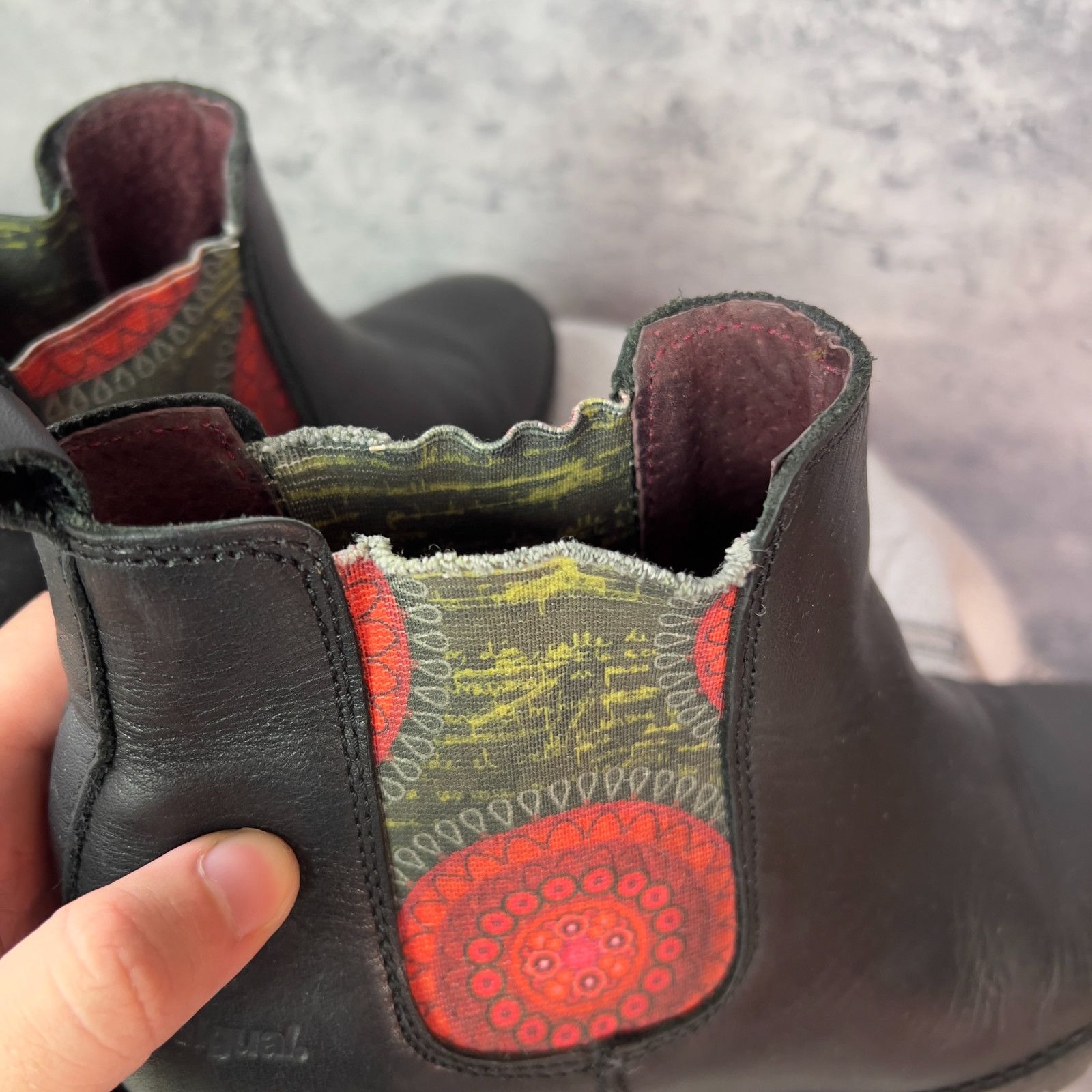 Desigual Desigual Women s Leather Boots Size 39 Black ` Size US 9 / IT 39 - 12 Thumbnail