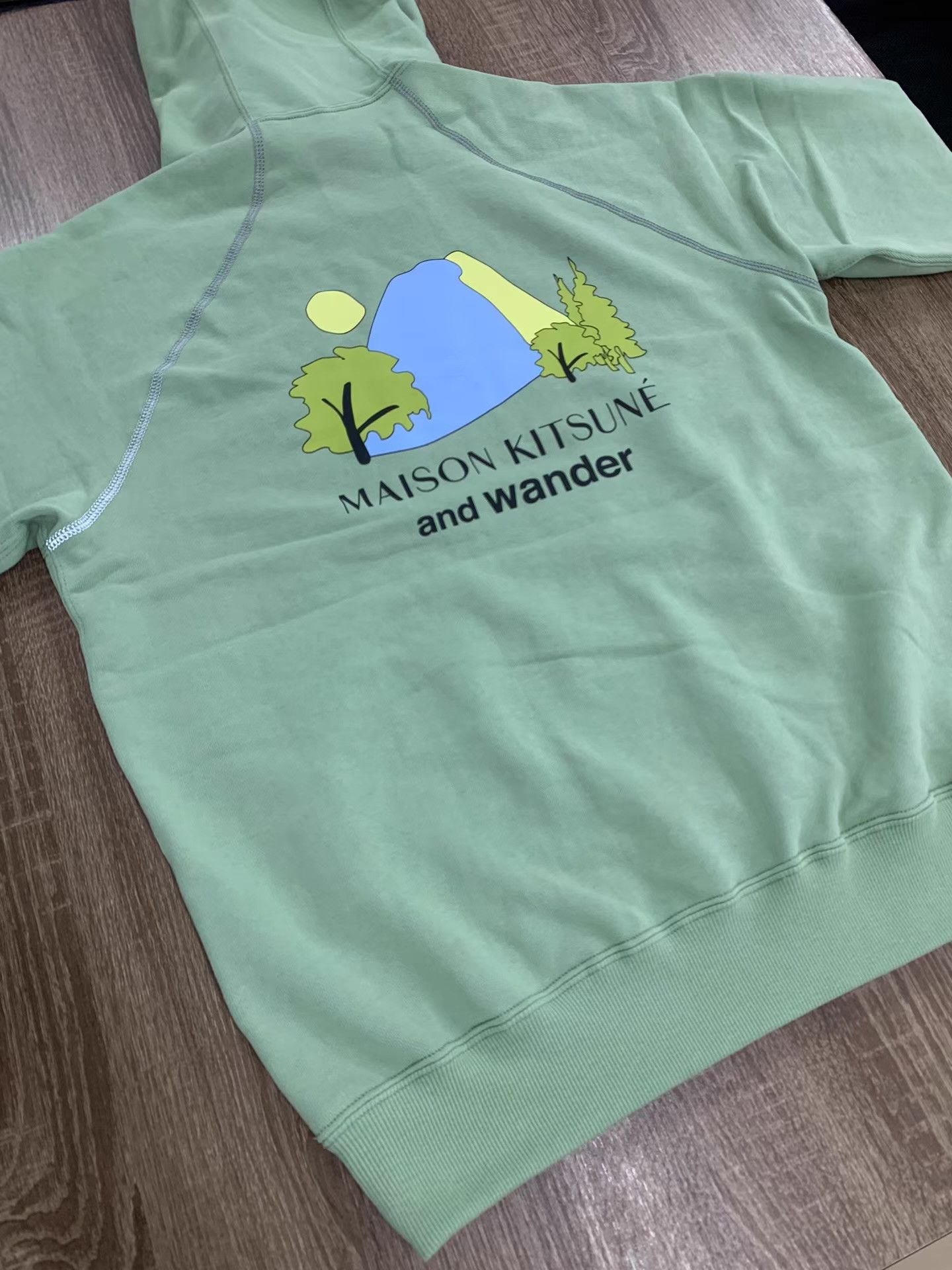 And Wander MAISON KITSUNÉ × and wander Dry Cotton Sweatshirt Ｑ22 Size US M / EU 48-50 / 2 - 4 Thumbnail