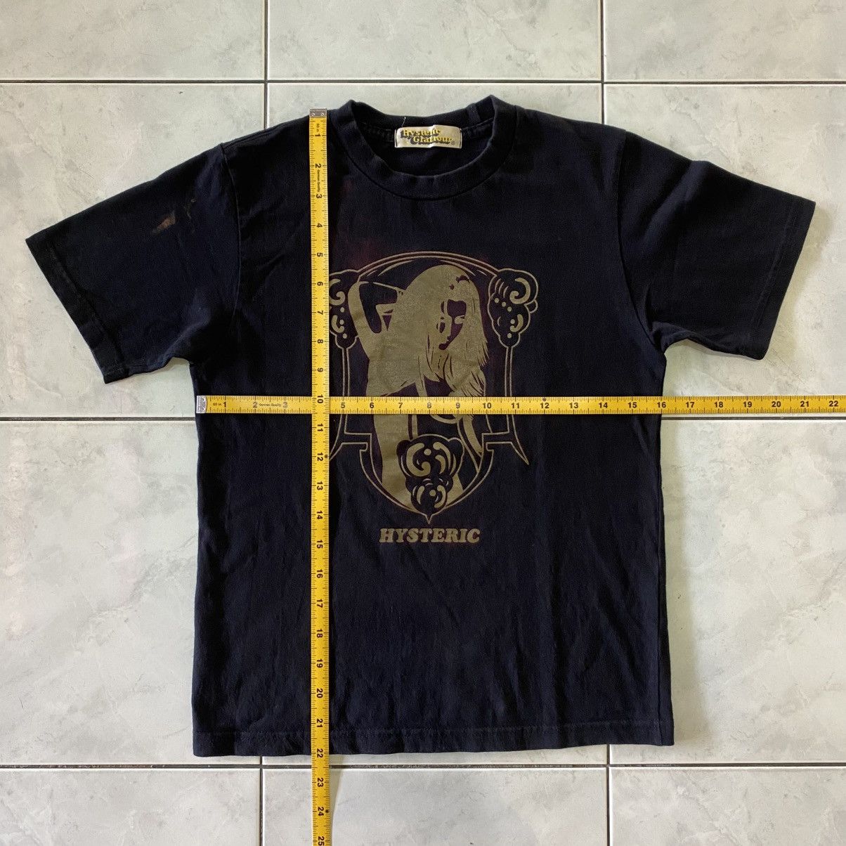 Hysteric Glamour Hysteric Glamour Tshirt Gold Art Sexy Iconic Girl Vintage Size S / US 4 / IT 40 - 16 Thumbnail