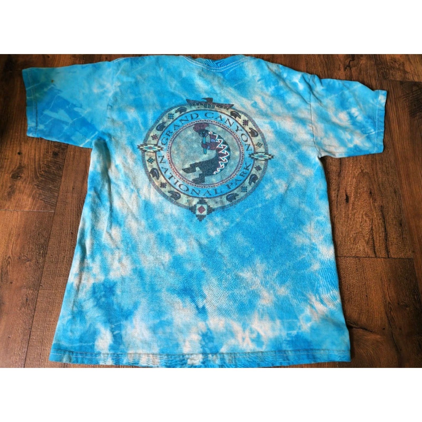 Vintage VINTAGE Fred Harvey Trading Company Grand Canyon National Park T Shirt Mens L Blue 90s Double-Sided Crew Neck Cotton Short Sleeve Size US L / EU 52-54 / 3 - 2 Thumbnail