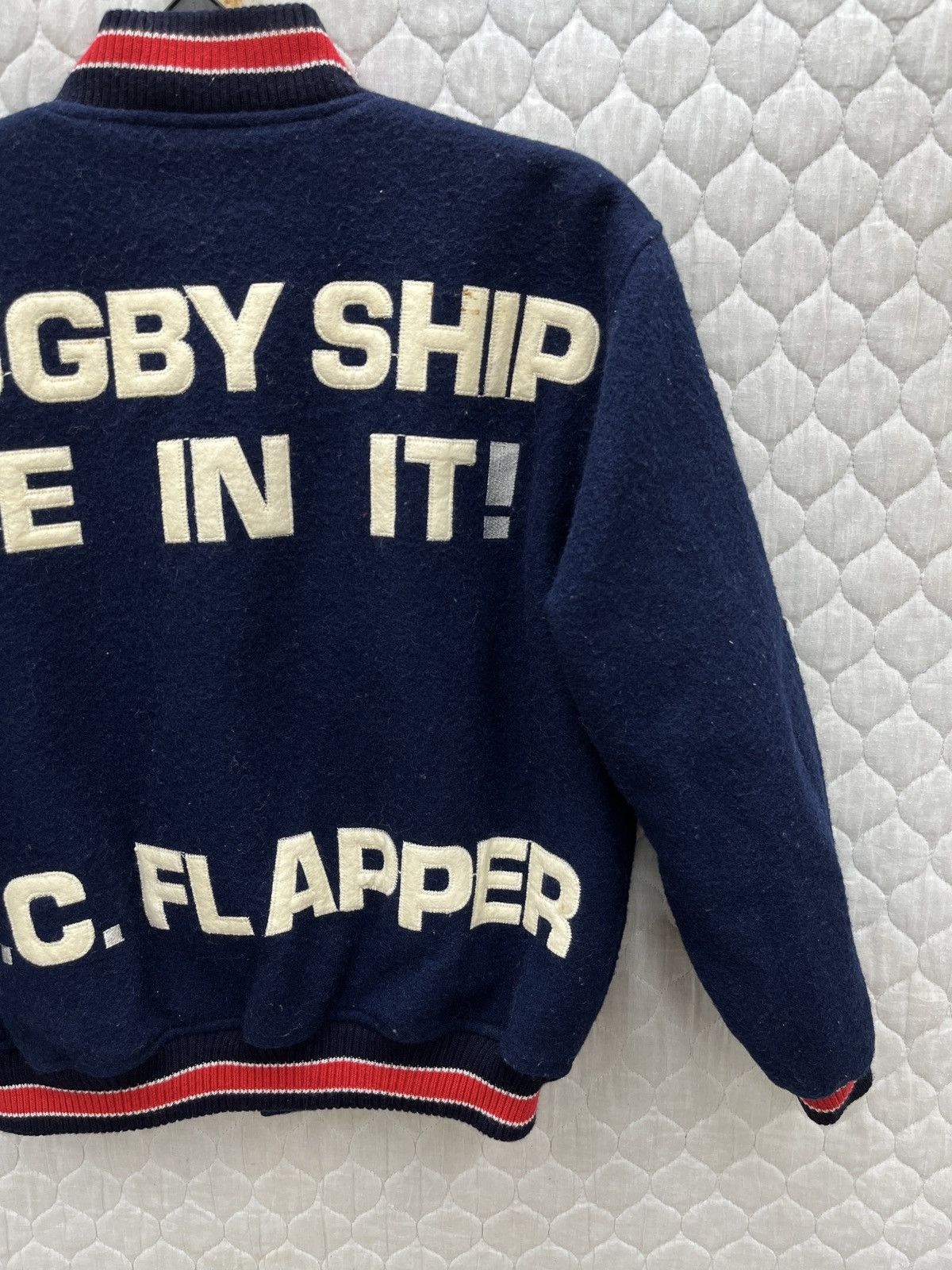 Vintage 🔥🔥🔥STEALS VTG RUGBY SHIP QC FLAPPER VARSITY JACKET Size S / US 4 / IT 40 - 5 Thumbnail