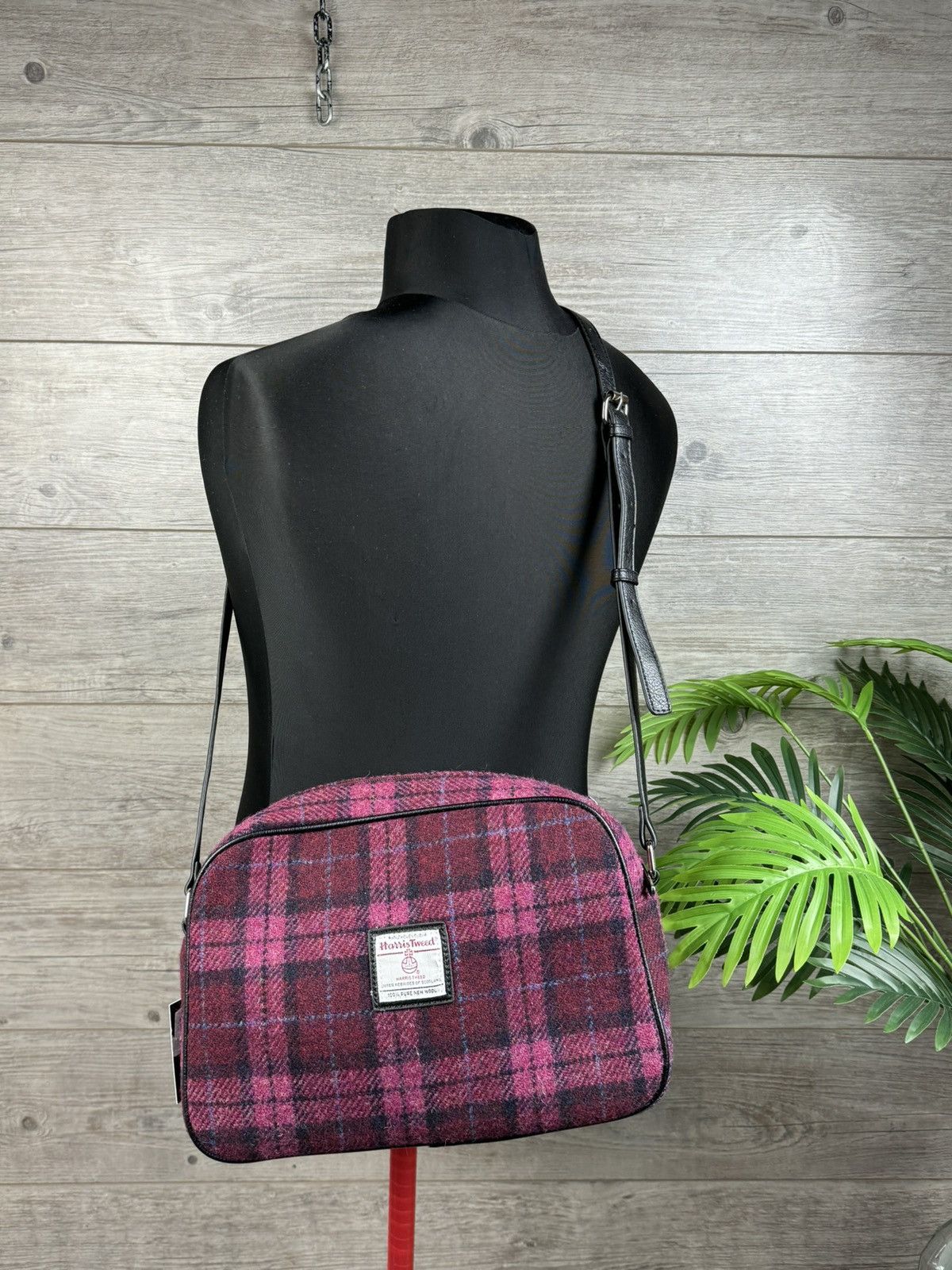 Designer × Harris Tweed Messenger over the shoulder Harris Tweed Glen Appin Size ONE SIZE - 2 Thumbnail