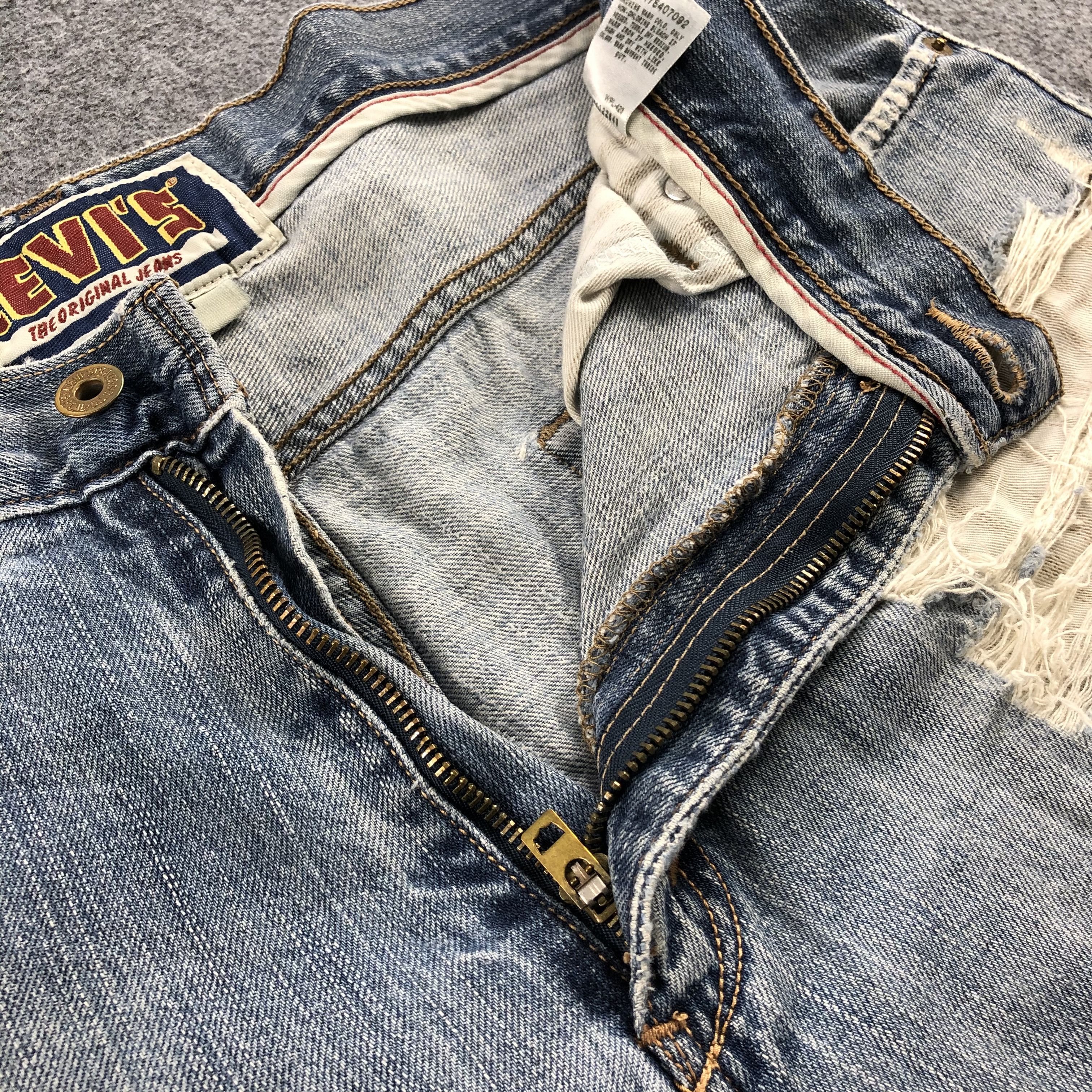 Levi's × Vintage Vintage Distress Levis 569 Jeans-JM1116 Size US 36 / EU 52 - 8 Thumbnail
