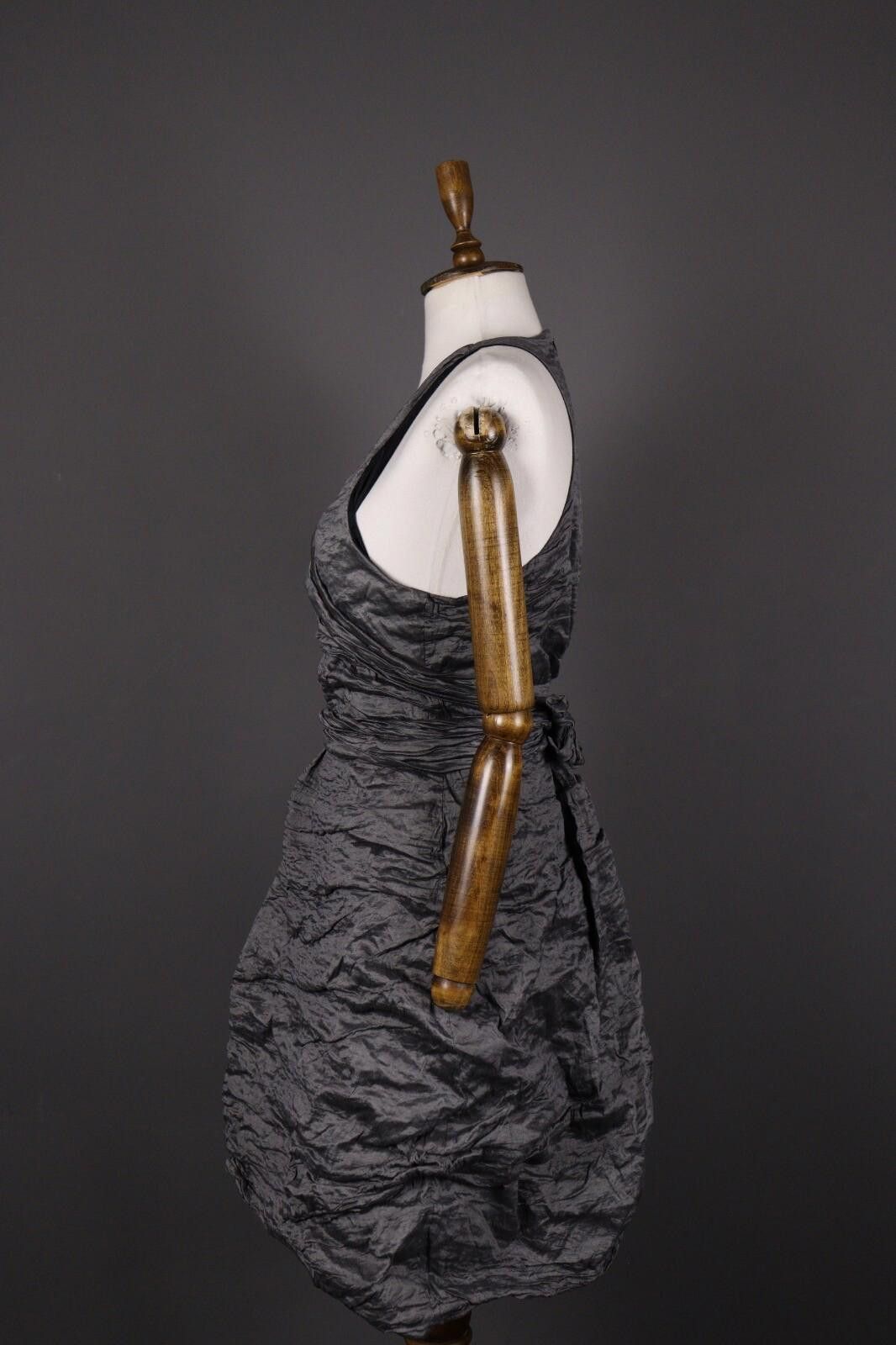 Designer Sarah Pacini Stunning Gray Bubble Dress Dress Size 4 L / XL Size S / US 4 / IT 40 - 4 Thumbnail