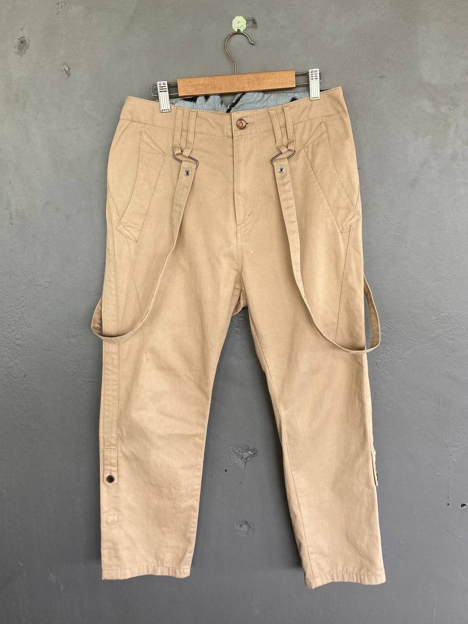 PPFM PPFM Chino Suspenders Trousers Size US 31 - 1 Thumbnail