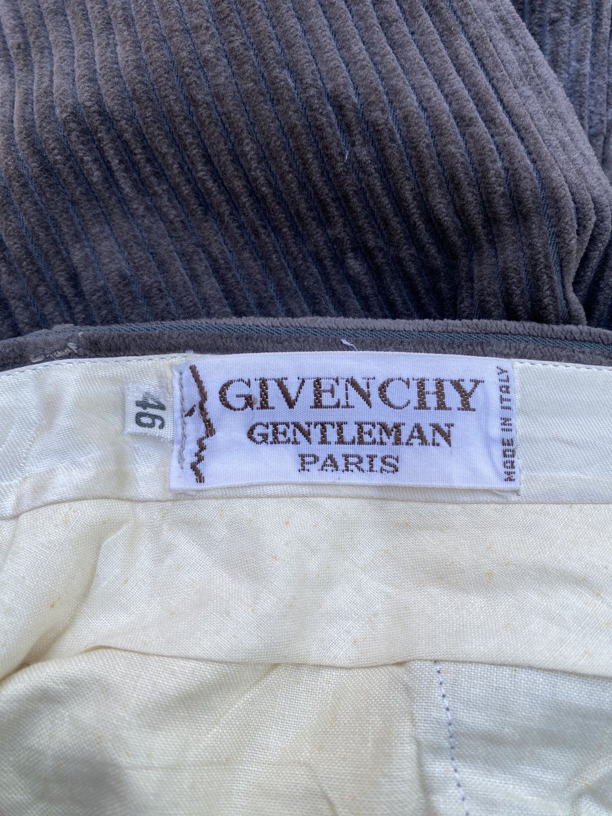 Givenchy × Vintage Vintage 90s Givenchy Corduroy Trouser Pant Size US 31 - 14 Thumbnail