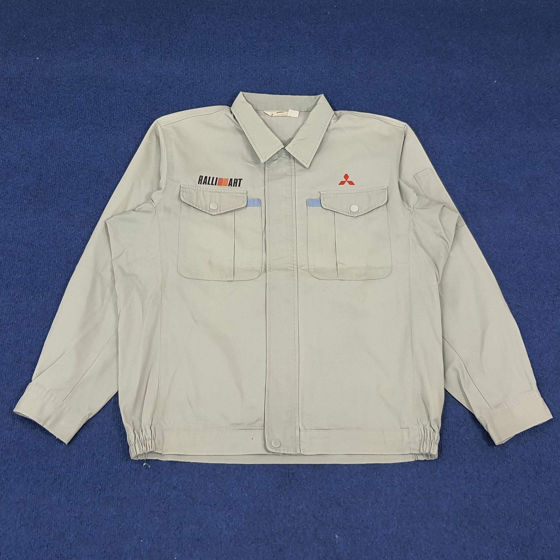 Japanese Brand × Vintage Vintage Mitsubishi Ralli Art Japan Racing Motorsports Jacket Size US XL / EU 56 / 4 - 2 Thumbnail