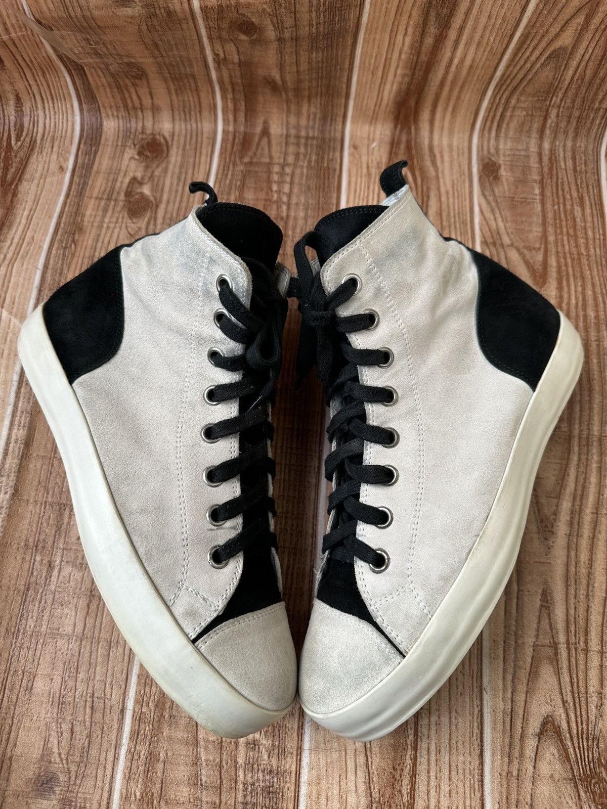 Ann Demeulemeester Ann D Scamocciato Hightop Sneaks Suede Hightops Size US 8 / EU 41 - 7 Thumbnail