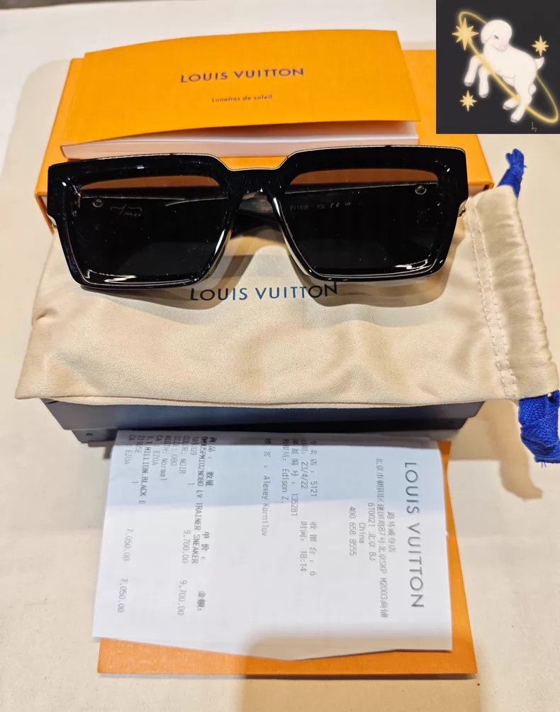 Louis Vuitton Louis Vuitton Millionaire Sunglasses Size ONE SIZE - 1 Thumbnail