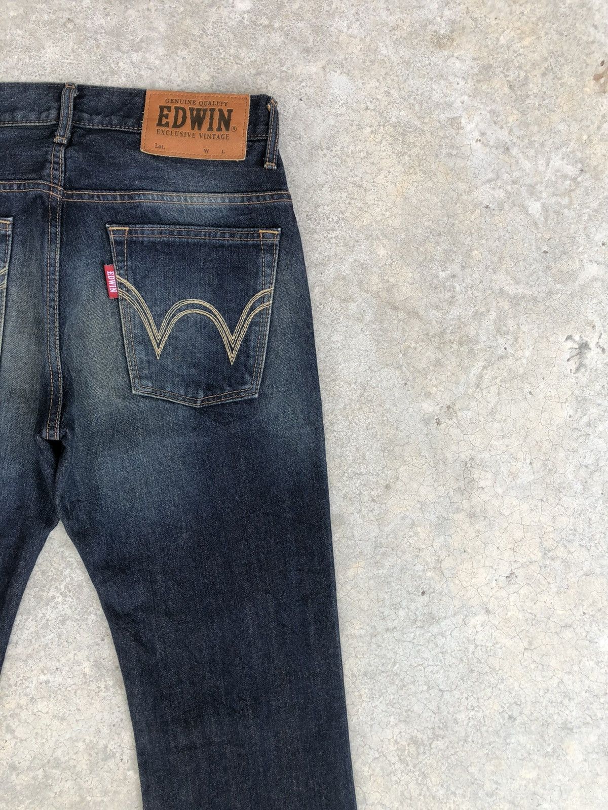 If Six Was Nine Japanese Edwin XU Flared Jeans Distressed Jeans Size US 31 - 10 Thumbnail