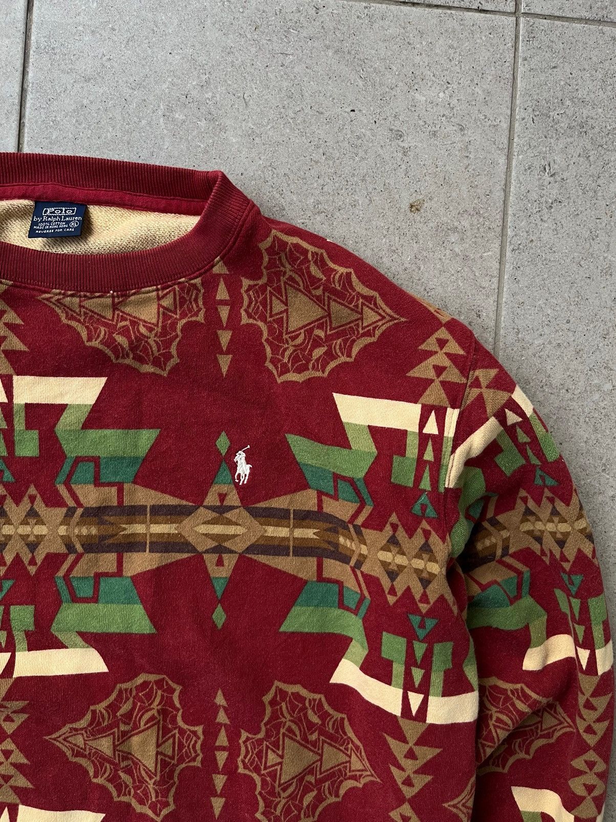 Polo Ralph Lauren × Vintage Polo Ralph Lauren Vintage Mini Logo New Year's Sweater Size US M / EU 48-50 / 2 - 2 Thumbnail