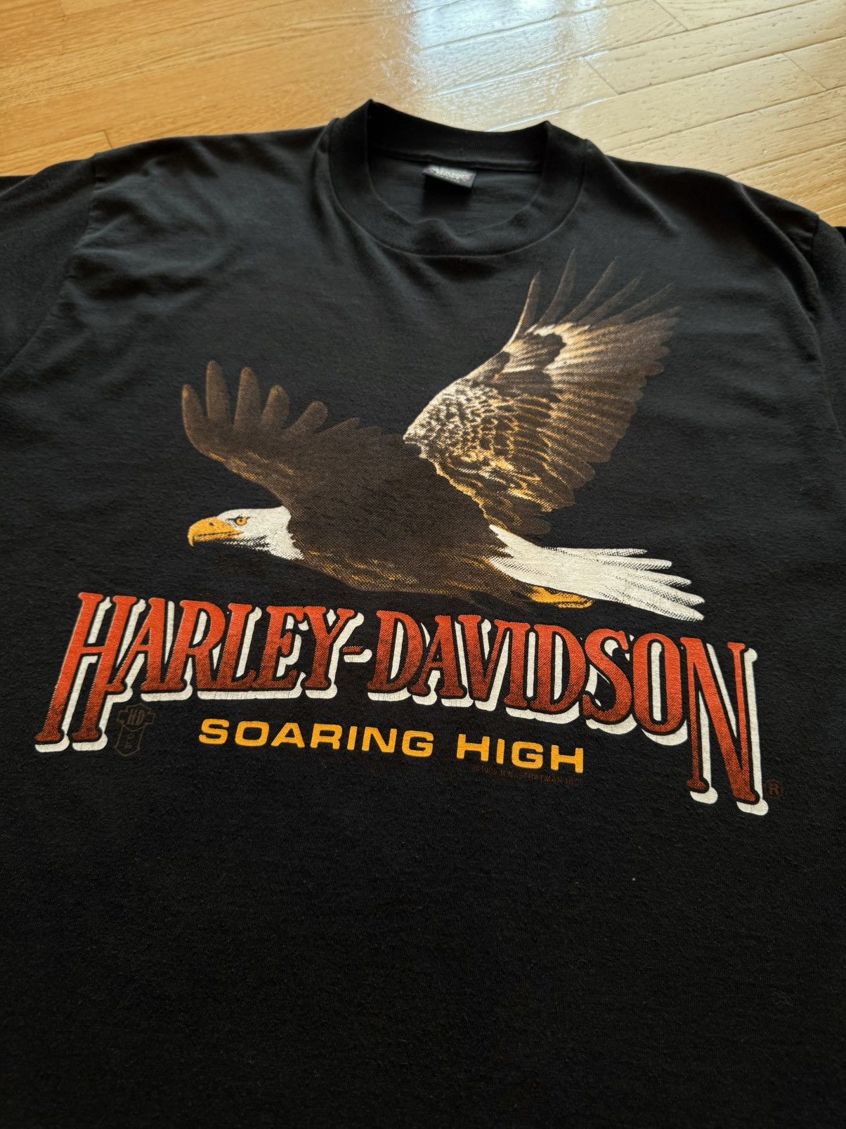 Harley Davidson 1989 Harley Davidson Soaring High Eagle Size US XL / EU 56 / 4 - 2 Thumbnail
