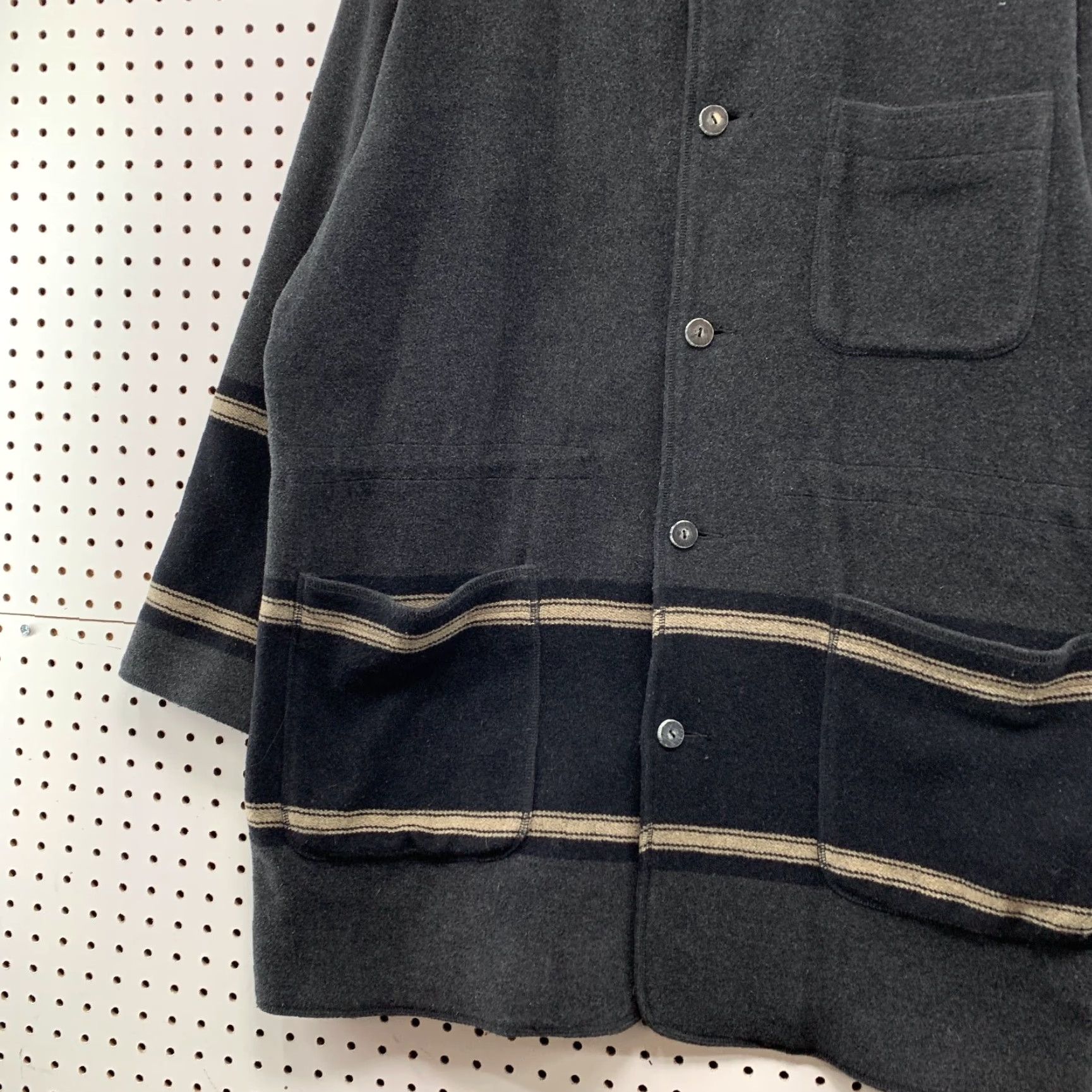 Gap VINTAGE Gap Men Coat Wool Oversized 80s Gray Hood Wool Coat M Gray 80s Style Casual Mens Size US M / EU 48-50 / 2 - 3 Thumbnail