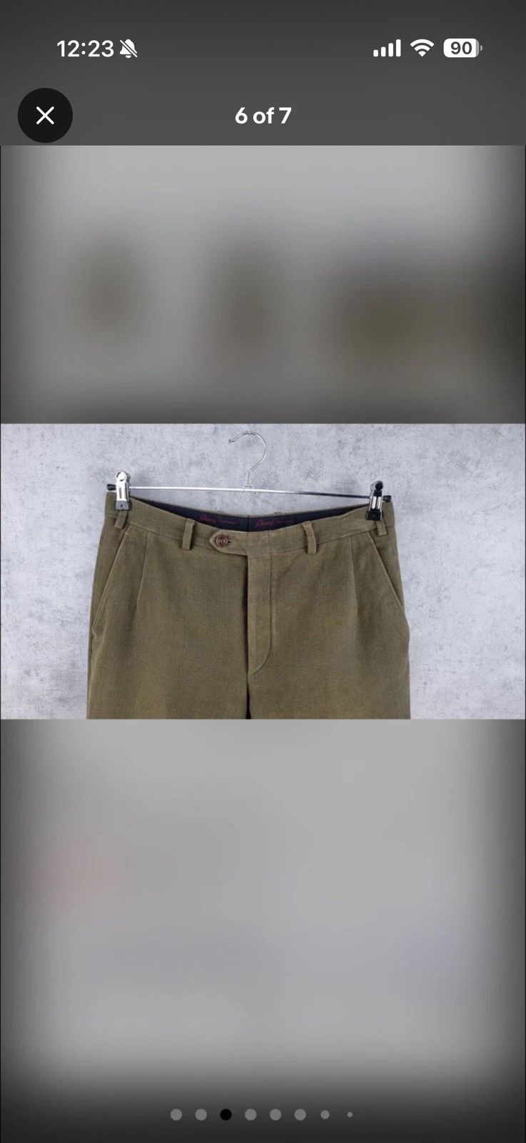 Brioni Olive chinos Size US 32 / EU 48 - 3 Thumbnail