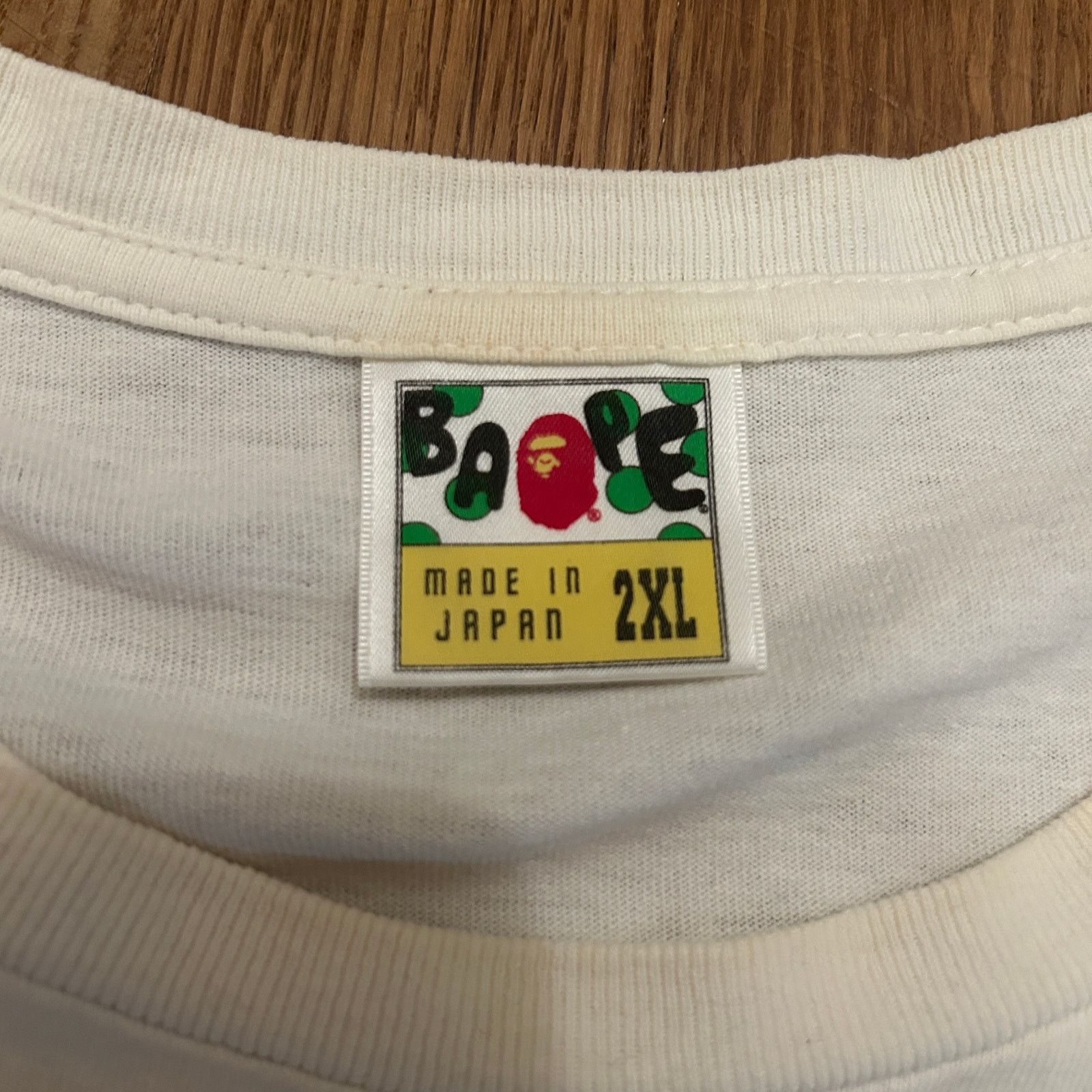 Bape Bape Baby Milo Tee White 2000s Size US XXL / EU 58 / 5 - 5 Thumbnail