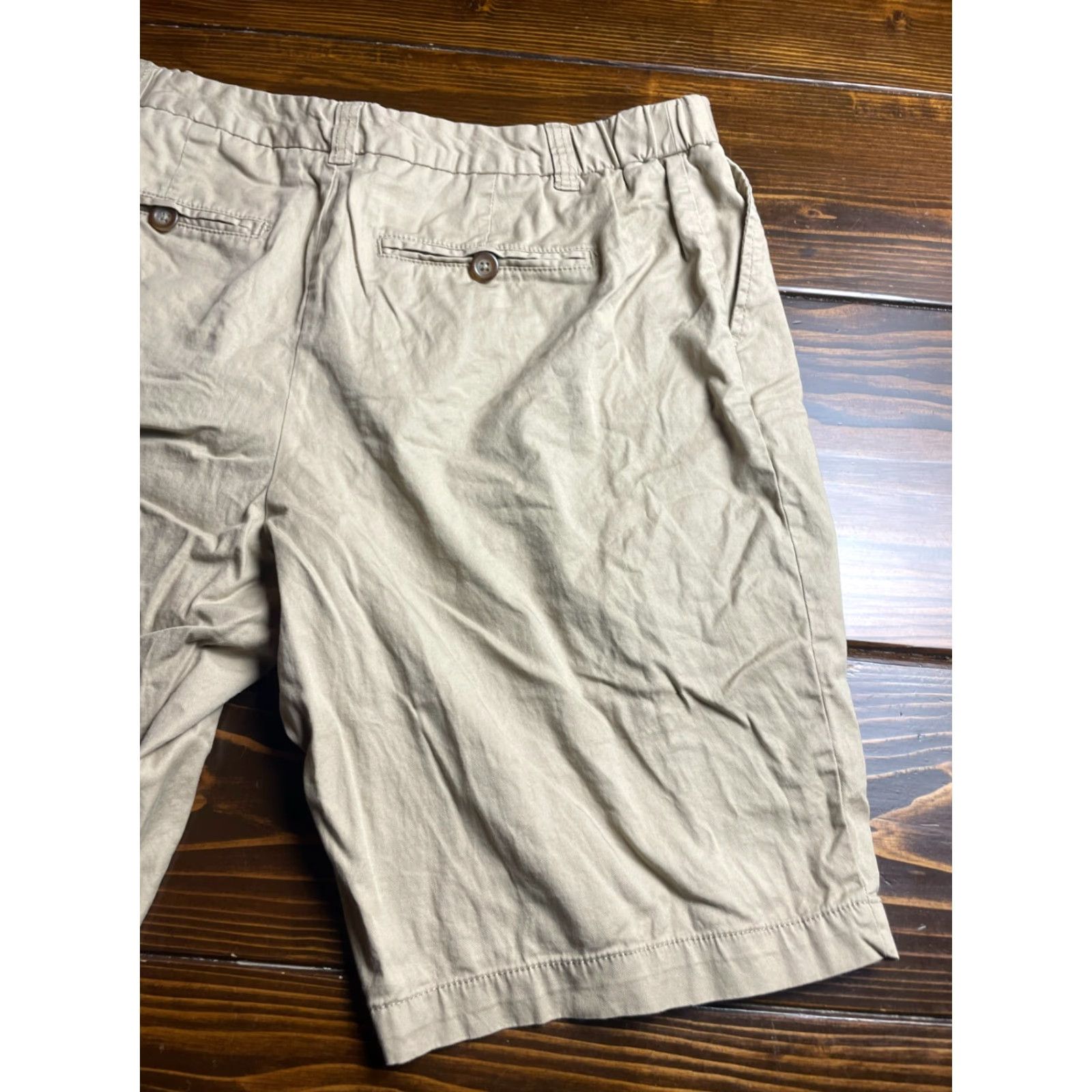 Merona Merona Shorts Plus Size 16W Tan Brown Casual Pants Pockets Chino Flat Front Womens 16W Plus Size Regular Front Pockets Size 38" / US 16 / IT 52 - 4 Thumbnail