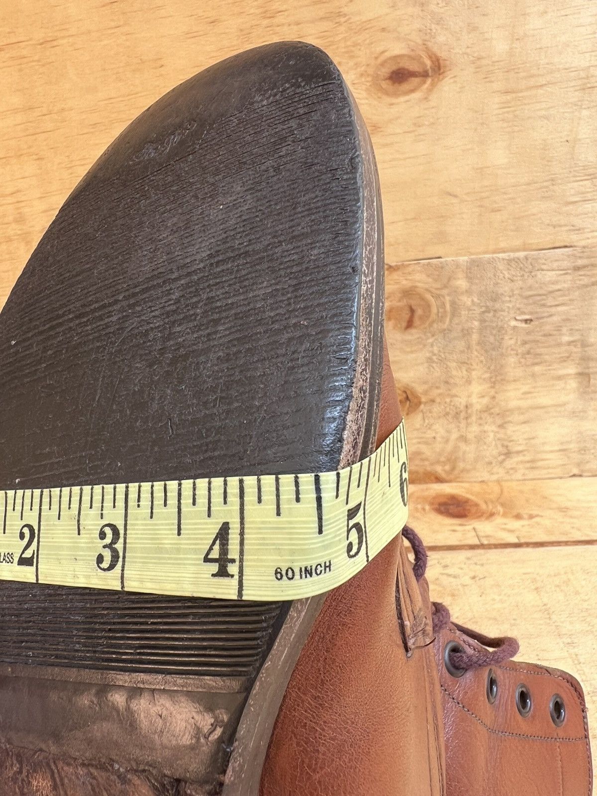 Evan Kinori × Tricker's Vintage Trickers men Brown Leather Boots Size US 8 / EU 41 - 23 Thumbnail