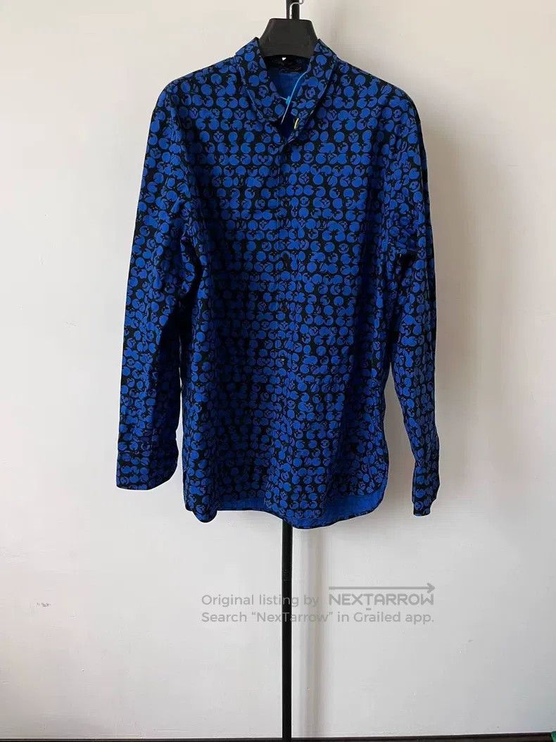 Louis Vuitton Louis Vuitton Polka Dot Printed Single Button Long Sleeve Size US M / EU 48-50 / 2 - 1 Thumbnail