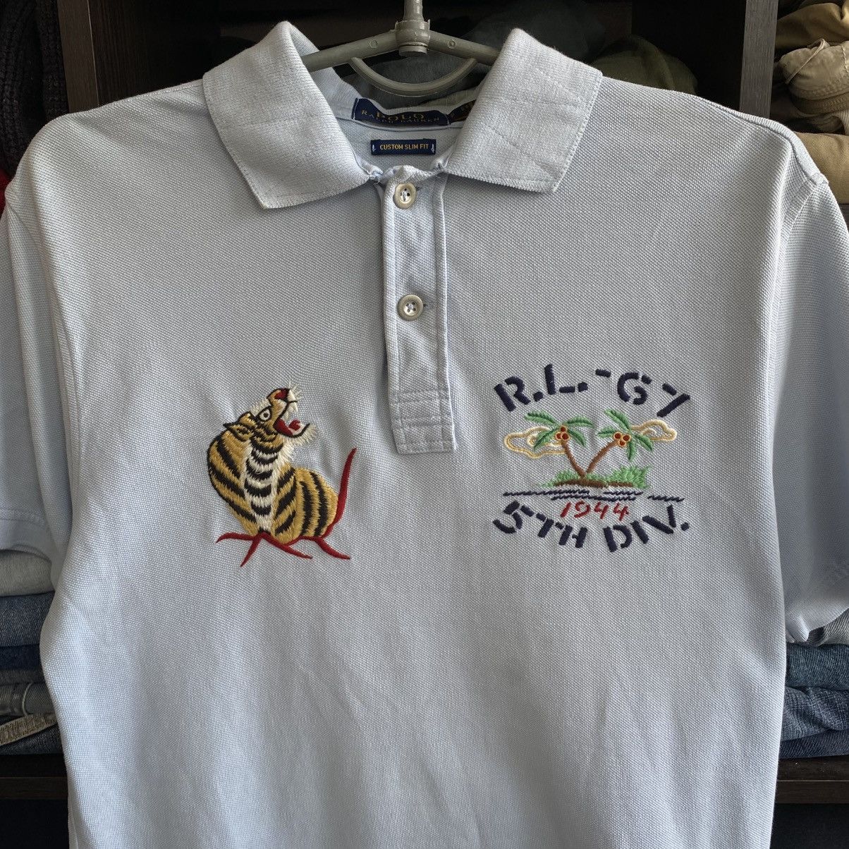 Polo Ralph Lauren Luxury Polo Ralph Lauren Hawaiian Big Logo y2k opium polo Size US S / EU 44-46 / 1 - 2 Thumbnail
