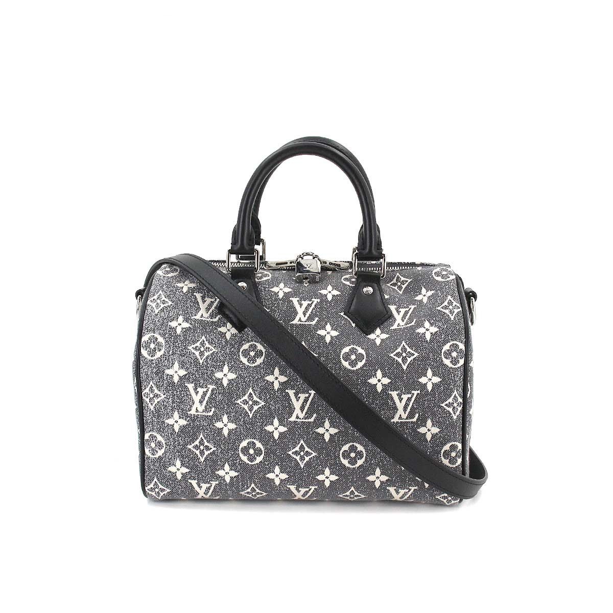 Louis Vuitton Jacquard Denim Speedy Bandouliere 25 Shoulder Bag