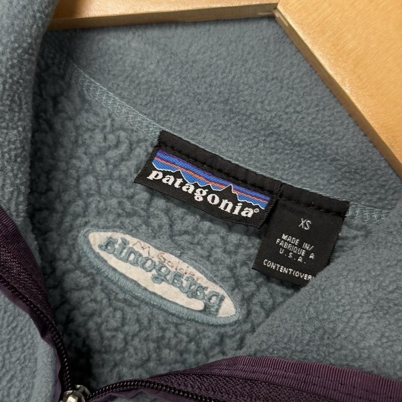 Patagonia Vintage Patagonia Anorak 1/4 Zip Fleece Cyan Blue XS Size US XS / EU 42 / 0 - 3 Thumbnail