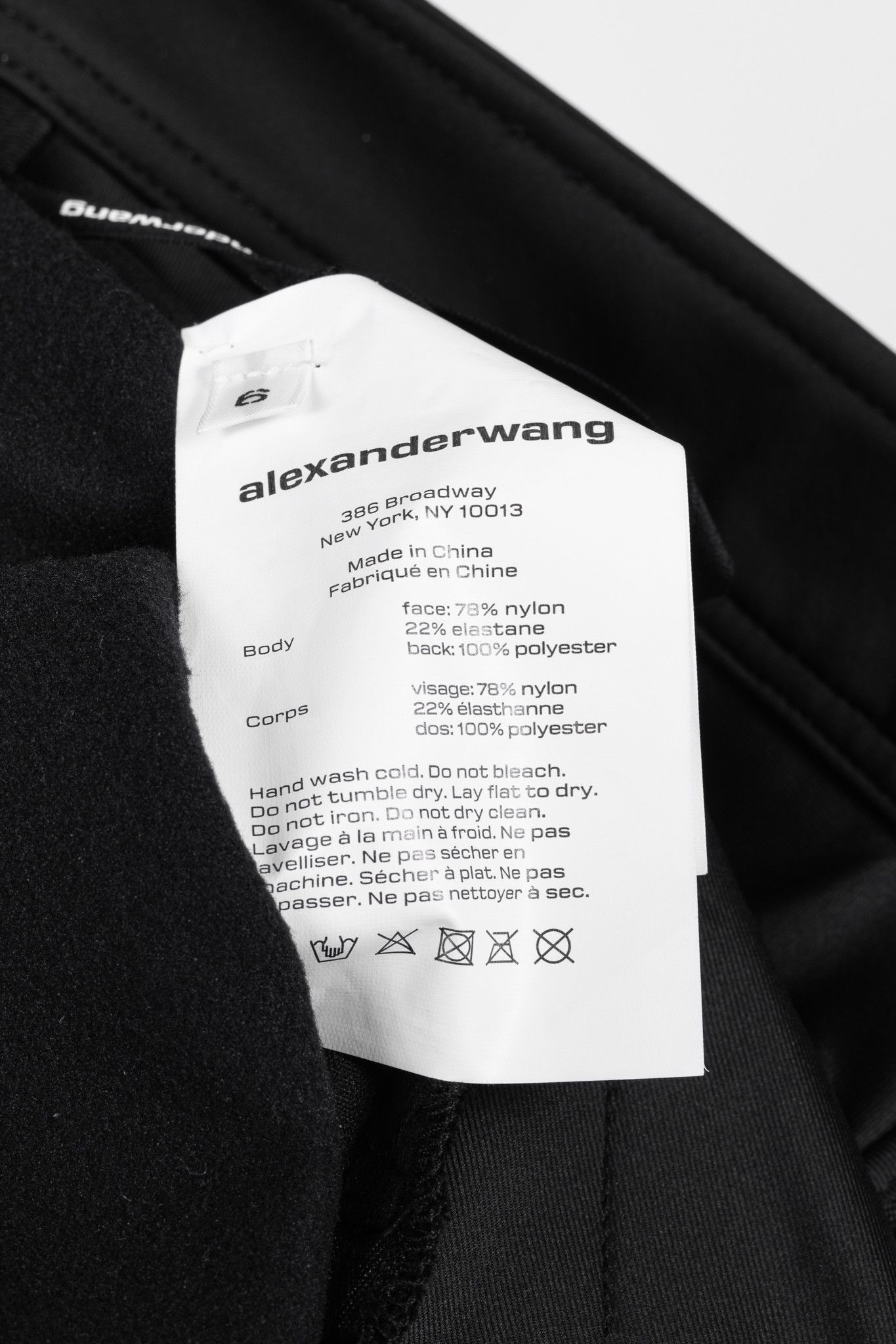Alexander Wang Alexander Wang Black Stretch Zip-Hem Trousers Size 28" / US 6 / IT 42 - 10 Thumbnail