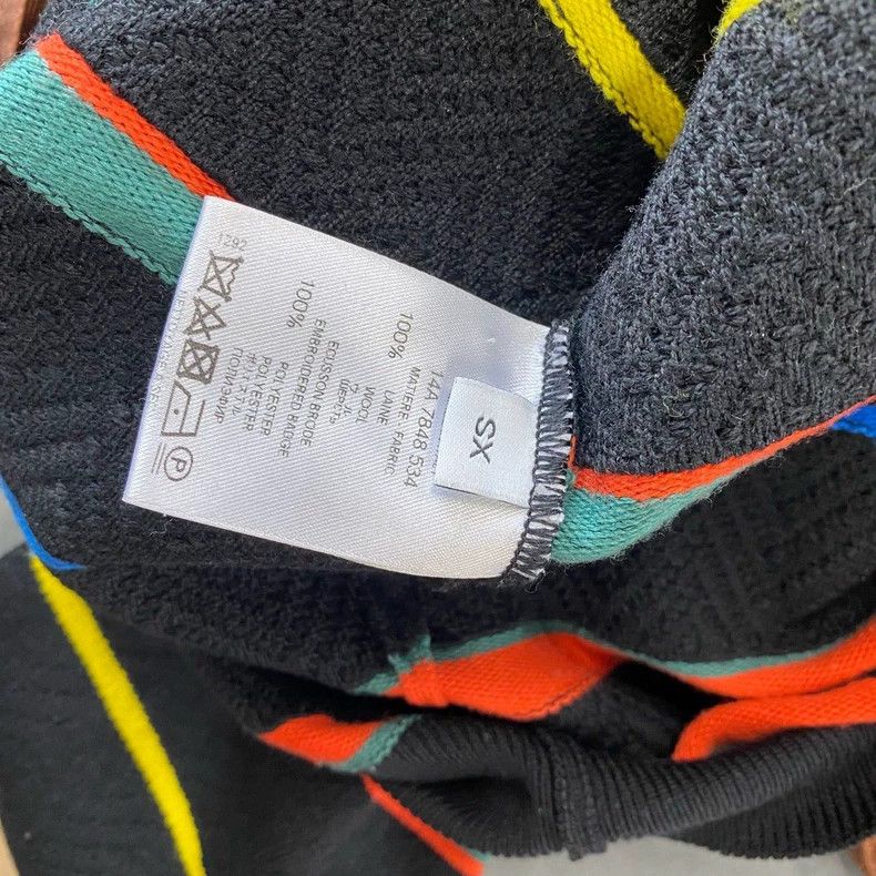 Givenchy Givenchy Colorful Striped Knit Sweater Round Neck, XS size Size US XS / EU 42 / 0 - 4 Thumbnail