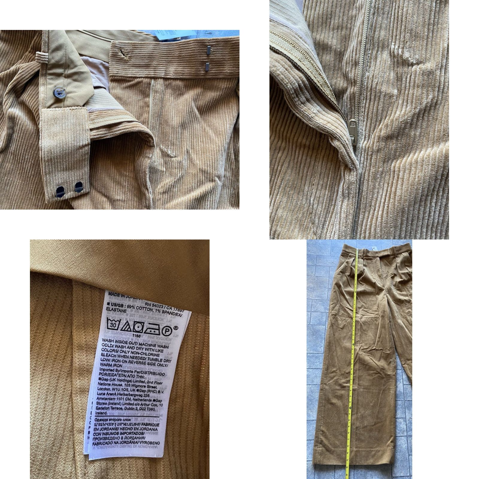 Banana Republic Banana Republic Pants Corduroy Brown 12 Women NWT Regular MSRP 50 Size 34" / US 12 / IT 48 - 8 Thumbnail
