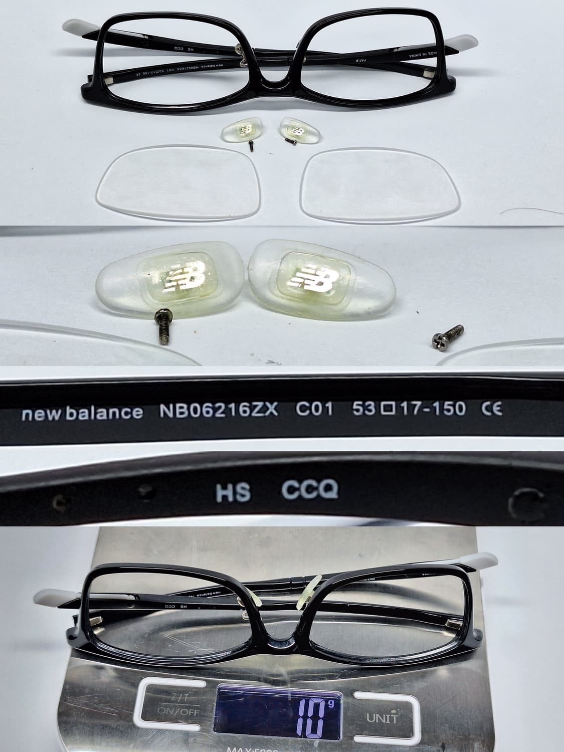 New Balance 2000s New Balance NB06216ZX C01 Ultralight Sports Eyeglasses Size ONE SIZE - 5 Thumbnail