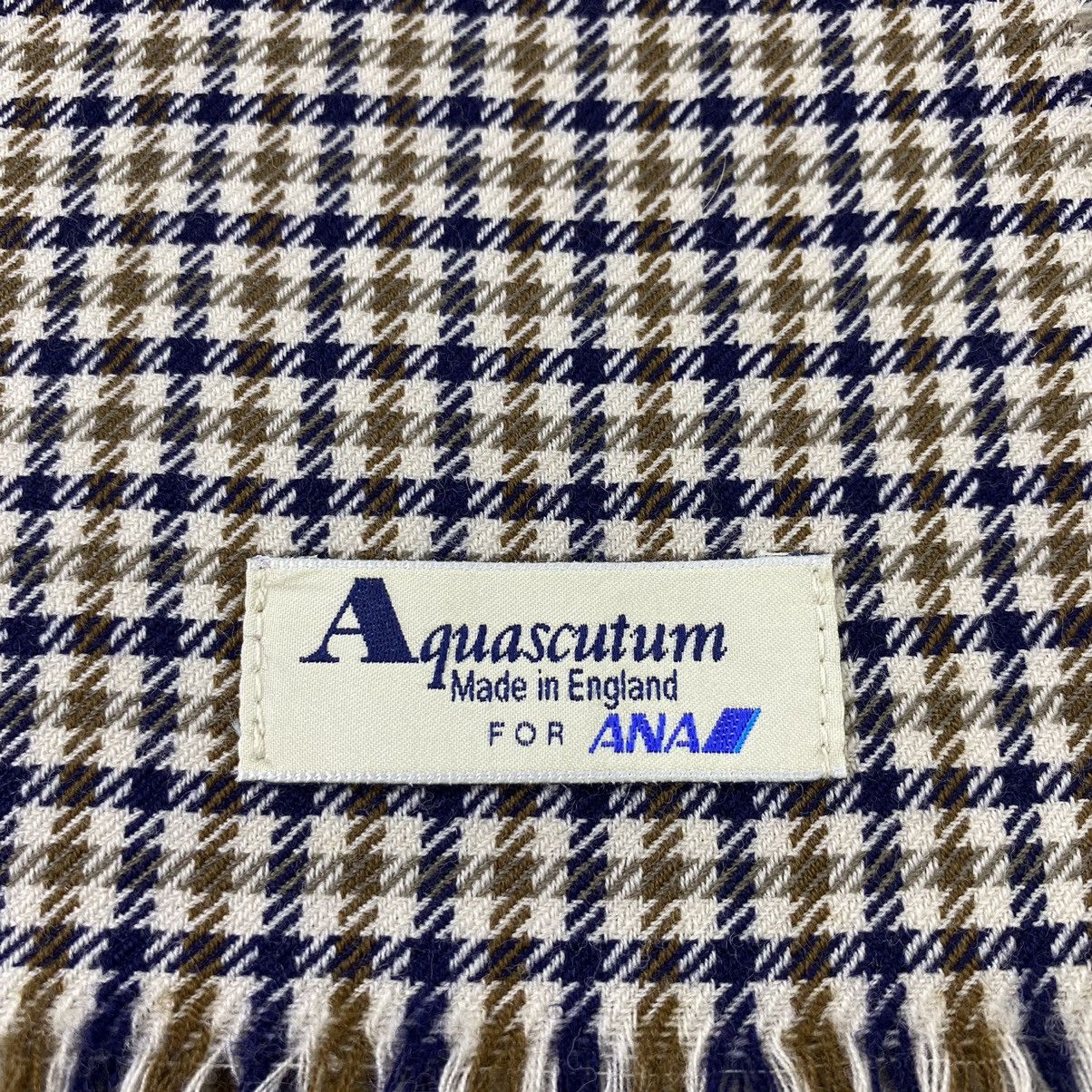 Aquascutum × Vintage Aquasqutum For ANA Scarf / Muffler / Neckwear - T1277 Size ONE SIZE - 5 Thumbnail