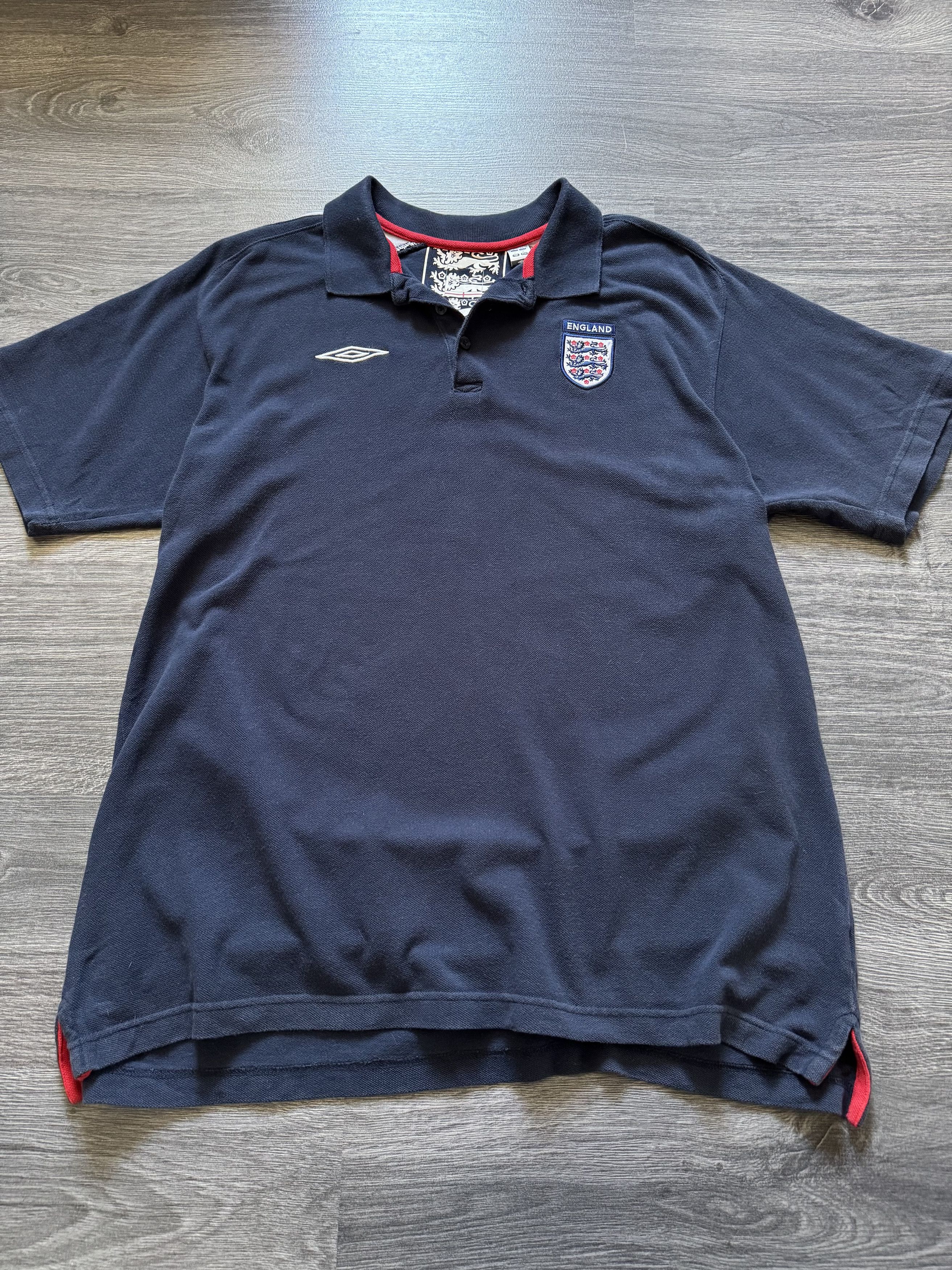 Umbro Vintage Umbro England Polo Shirt Mens size XL Size US XL / EU 56 / 4 - 3 Thumbnail