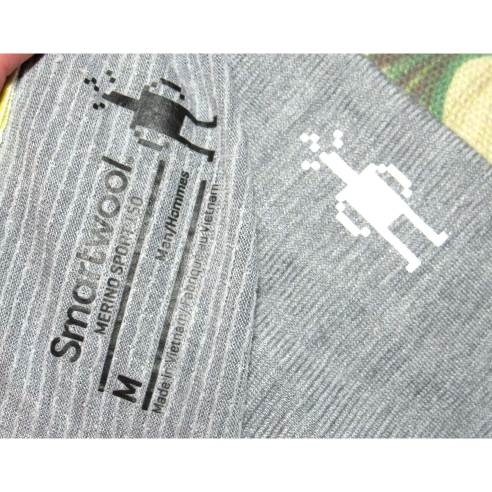 Smartwool SMARTWOOL Merino Sport 150 Grey Wool Blend 1/4 Zip Base Layer Shirt Medium Adult Size US M / EU 48-50 / 2 - 3 Thumbnail