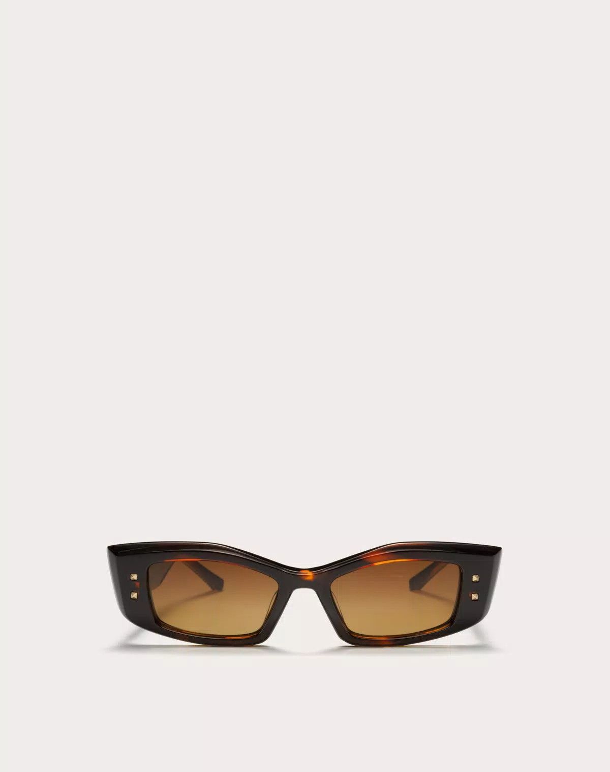 Valentino oc11z0725 Size: 52/ Rectangular Acetate in Brown/Gold Size ONE SIZE - 1 Thumbnail