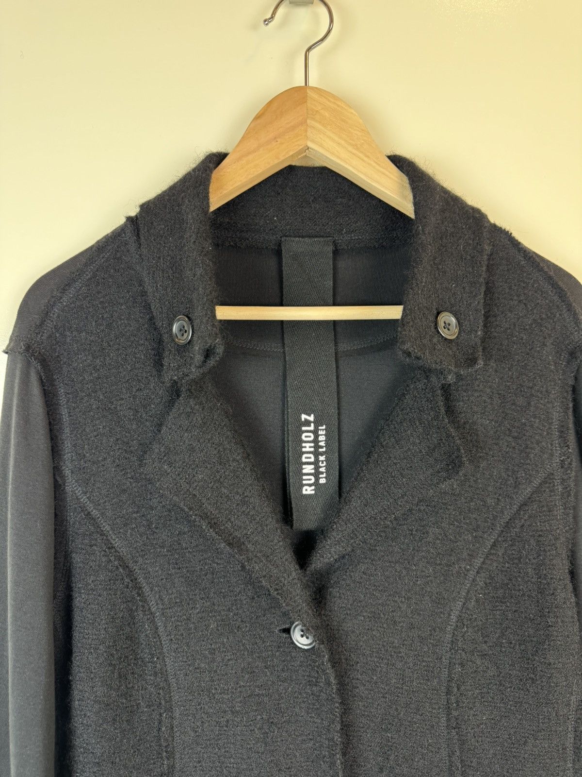 Rundholz Rundholz black lable boiled virgin wool tulip coat trench Size L / US 10 / IT 46 - 5 Thumbnail