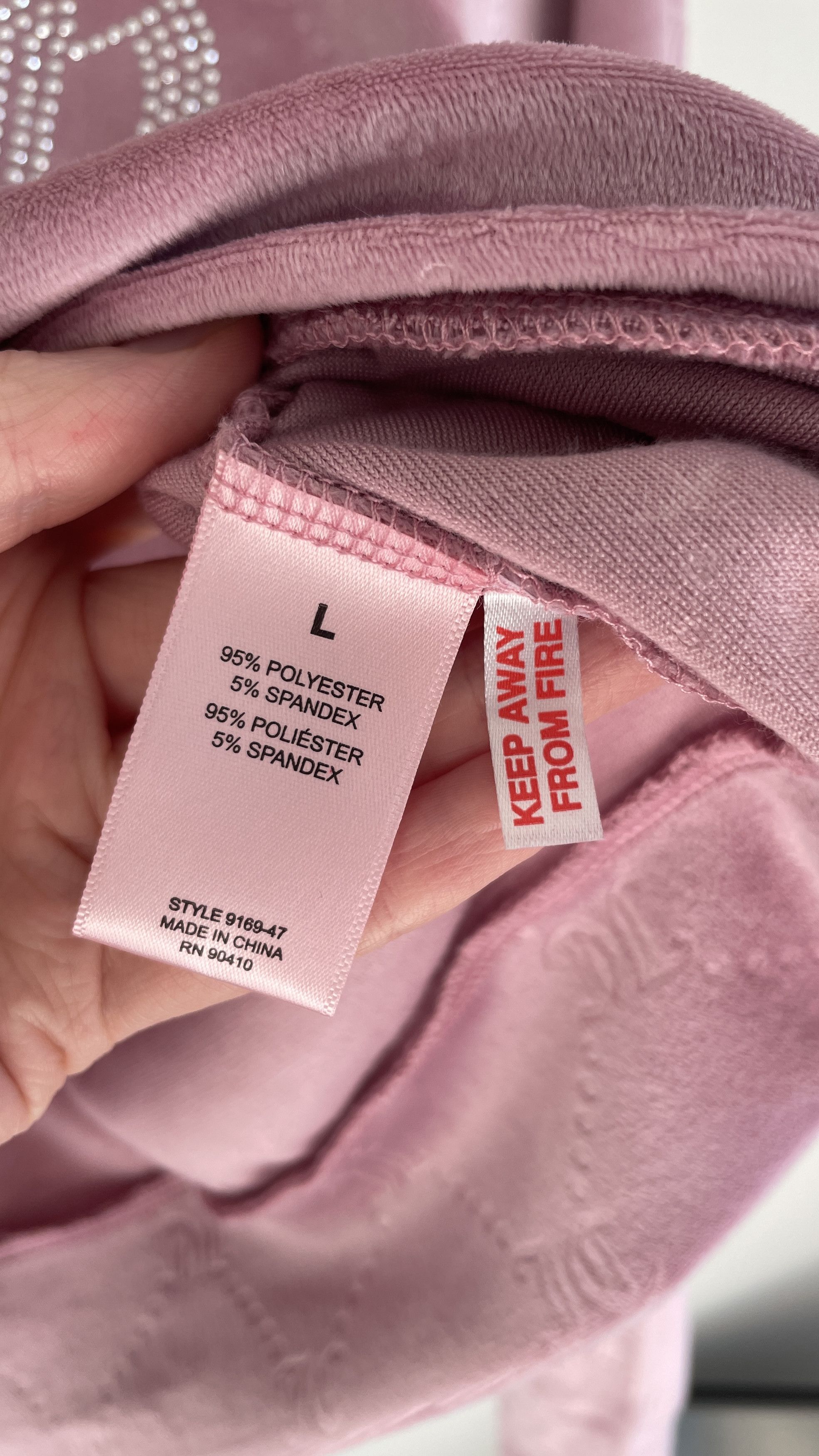 Juicy Couture PINK JUICY COUTURE SWEAT-SHIRT (L) Size L / US 10 / IT 46 - 4 Thumbnail