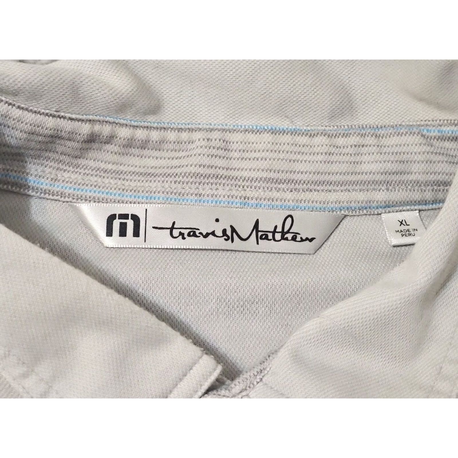 TravisMathew Travis Mathew Shirt Mens XL White Men Size Short Sleeve Polo Collared Logo Golf Size US XL / EU 56 / 4 - 3 Thumbnail