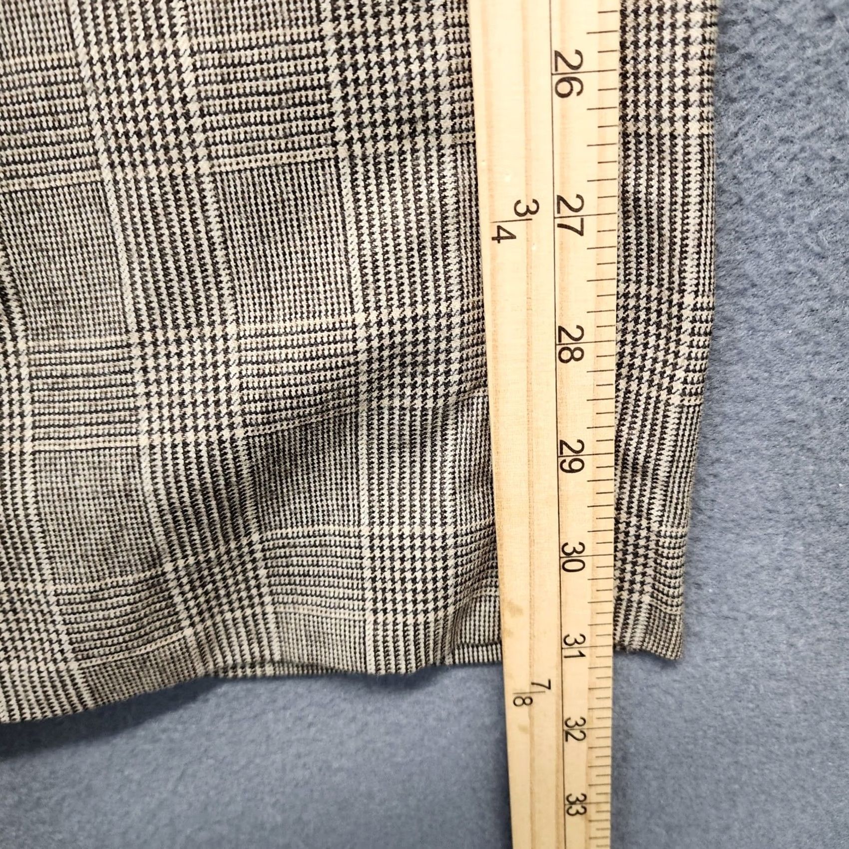 Brooks Brothers Brooks Brothers Wool Pants Womens 12 Grey Glen Plaid Business Office Career Chino Regular Womens Size 34" / US 12 / IT 48 - 7 Thumbnail
