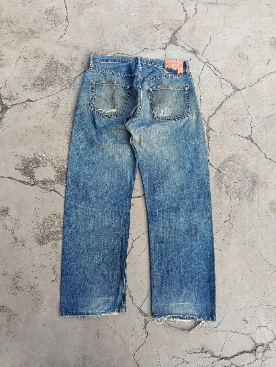 Levi's Levi’s 501XX Big E Redline Selvedge Denim Jeans Made in USA Size US 32 / EU 48 - 2 Thumbnail