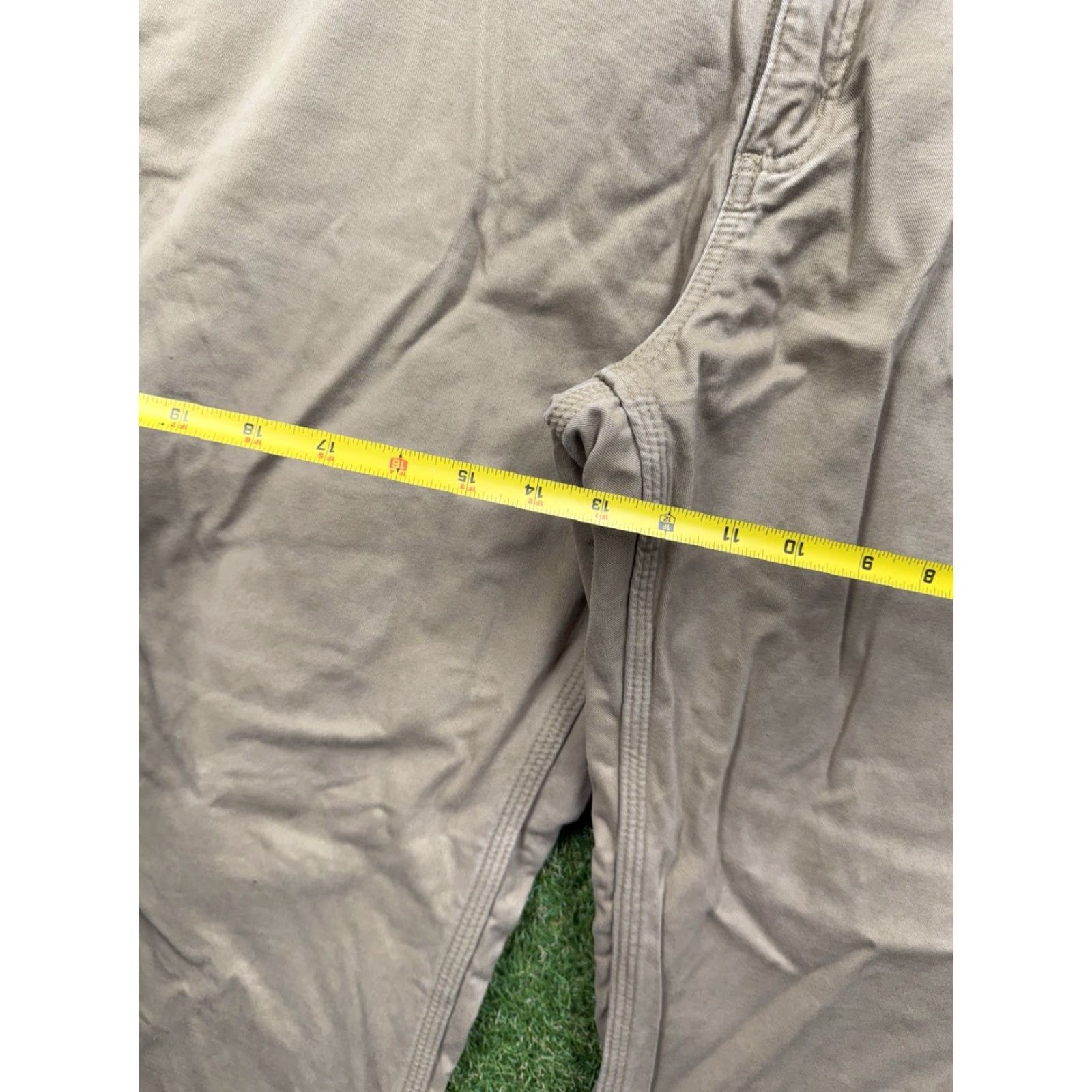 Carhartt Carhartt Pants Mens 44x32 Brown Duck Canvas Flannel Lined Loose Fit Carpenter Jeans Pant Style with Pockets Size US 44 / EU 60 - 7 Thumbnail