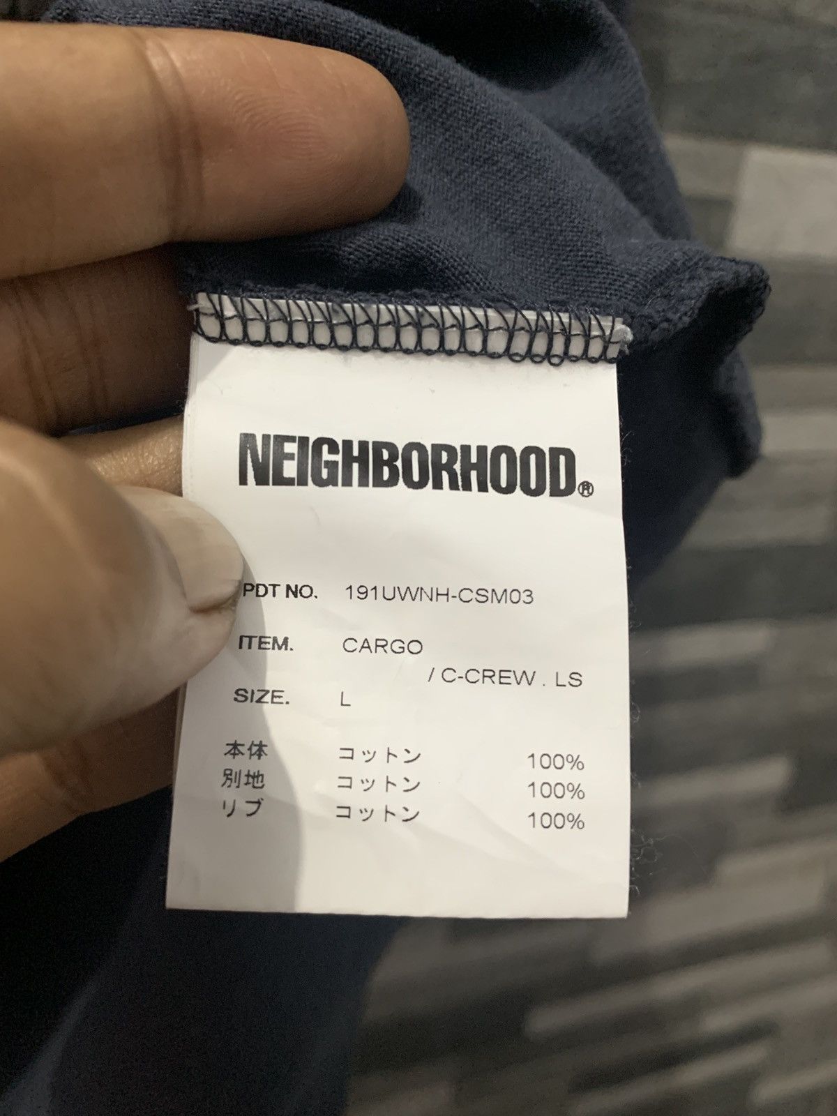 Neighborhood Neighborhood Cargo C.Crew Longsleeve Big Pocket Size US L / EU 52-54 / 3 - 5 Thumbnail