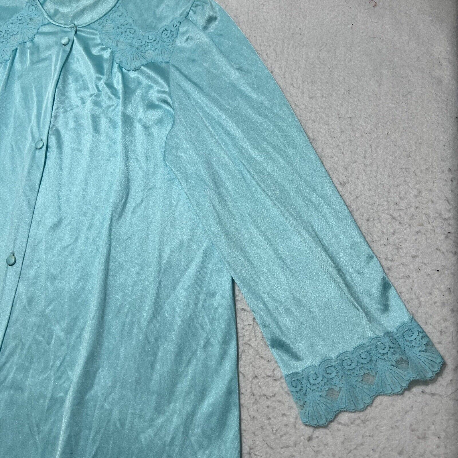 Vintage Vintage Vanity Fair Small Satin Nightgown Sleep Dres Size ONE SIZE - 5 Thumbnail