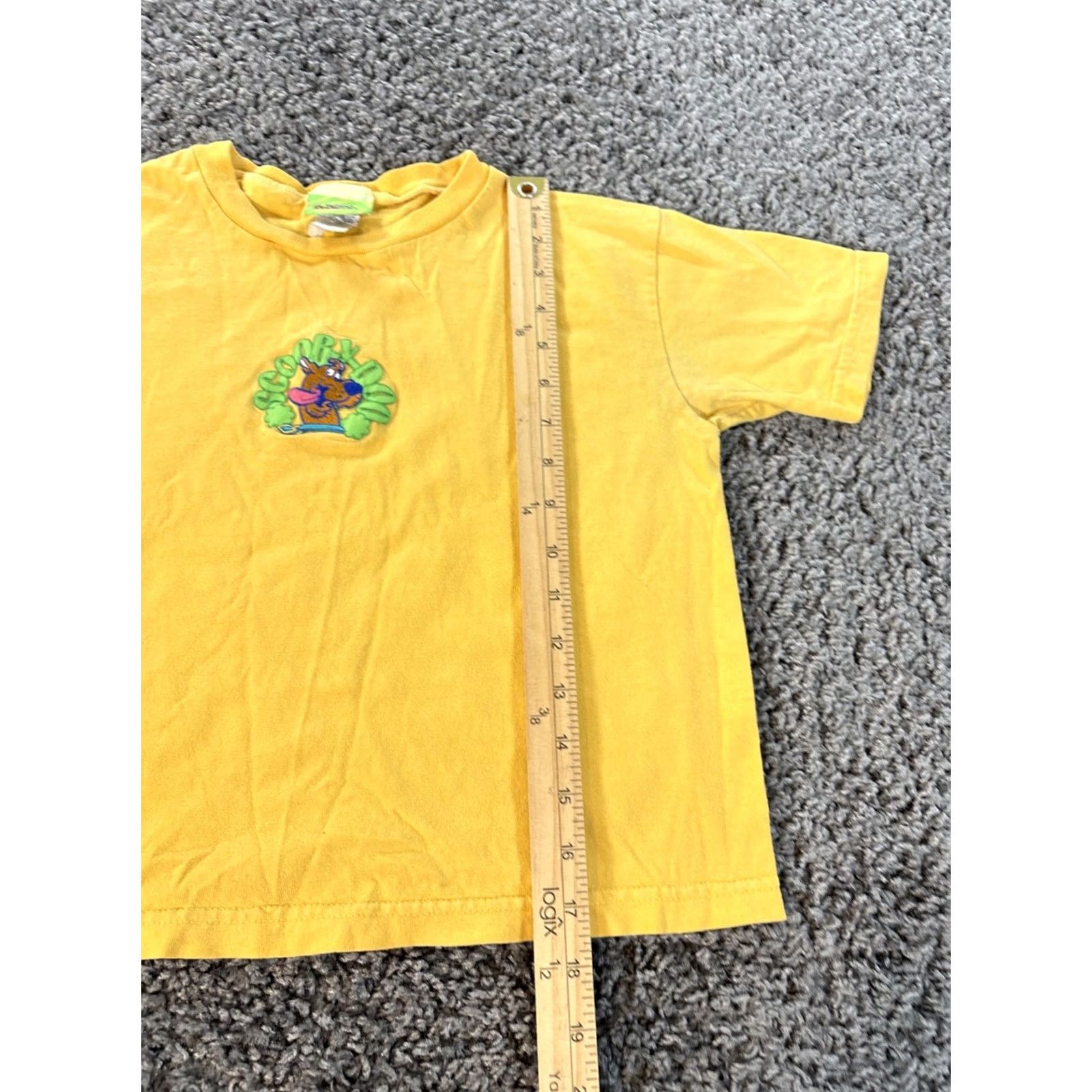 Vintage VINTAGE Scooby Doo T Shirt Womens Small S Yellow USA 90s Crew Neck Short Sleeve Cotton Embroidered Mustard Yellow Girls Womens Size S / US 4 / IT 40 - 2 Thumbnail