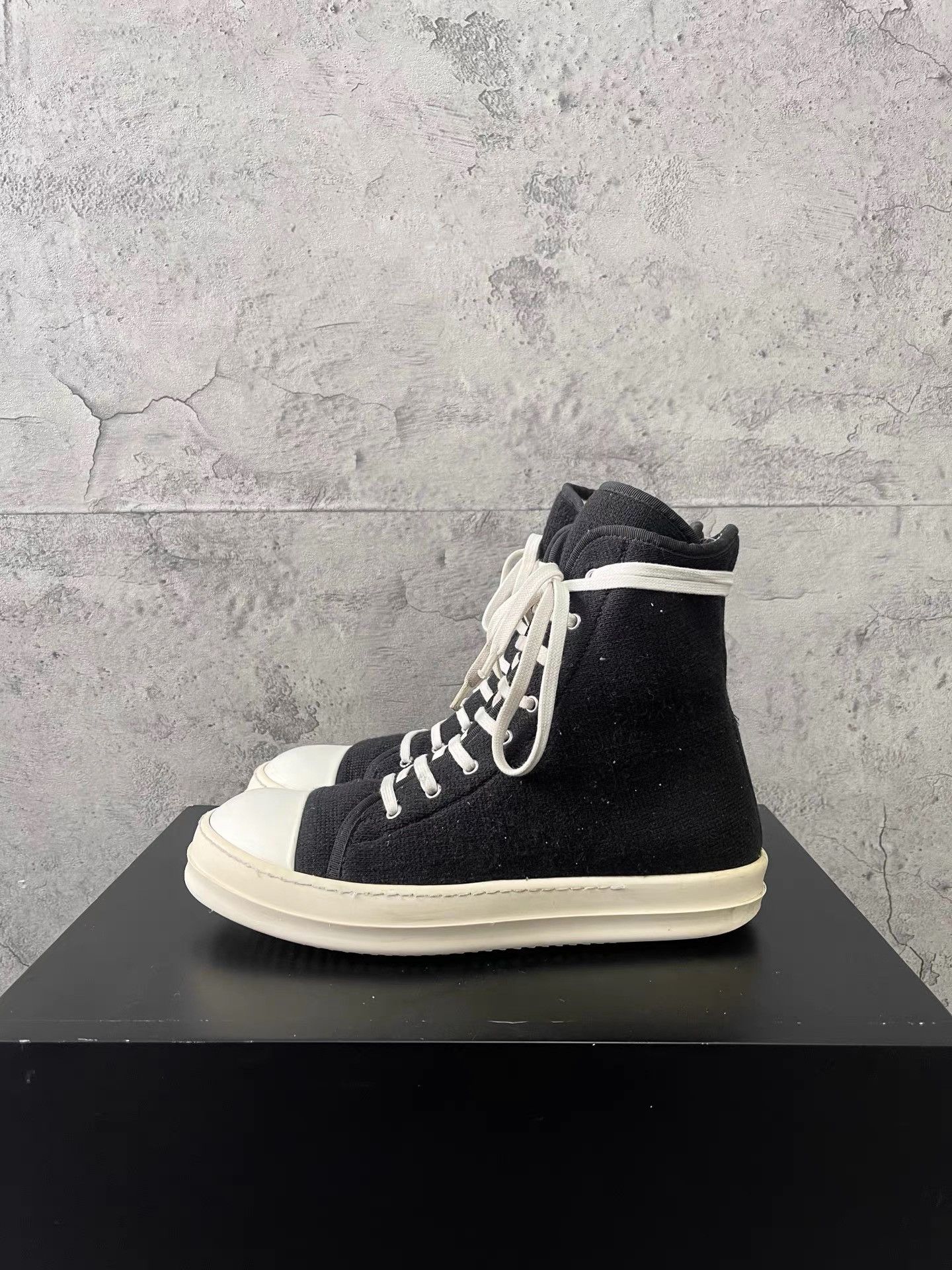 Rick Owens Rick Owens DRKSHDW Wool Big Converse K34 Size US 8.5 / EU 41-42 - 4 Thumbnail