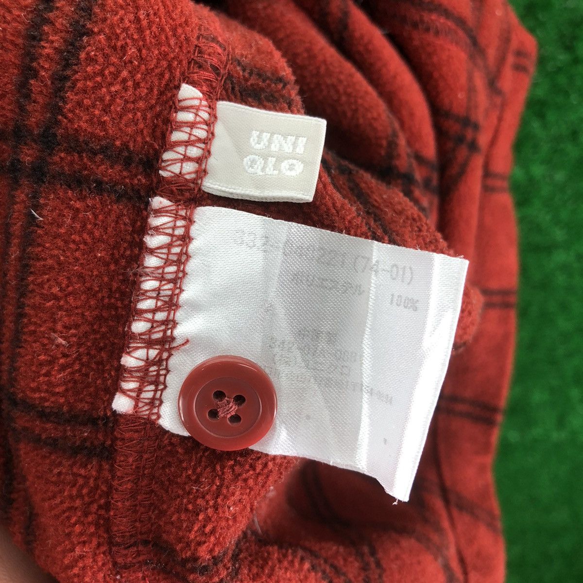 Uniqlo Uniqlo Flannel Fleece Checkered Double Pocket Shirts Size US L / EU 52-54 / 3 - 14 Thumbnail