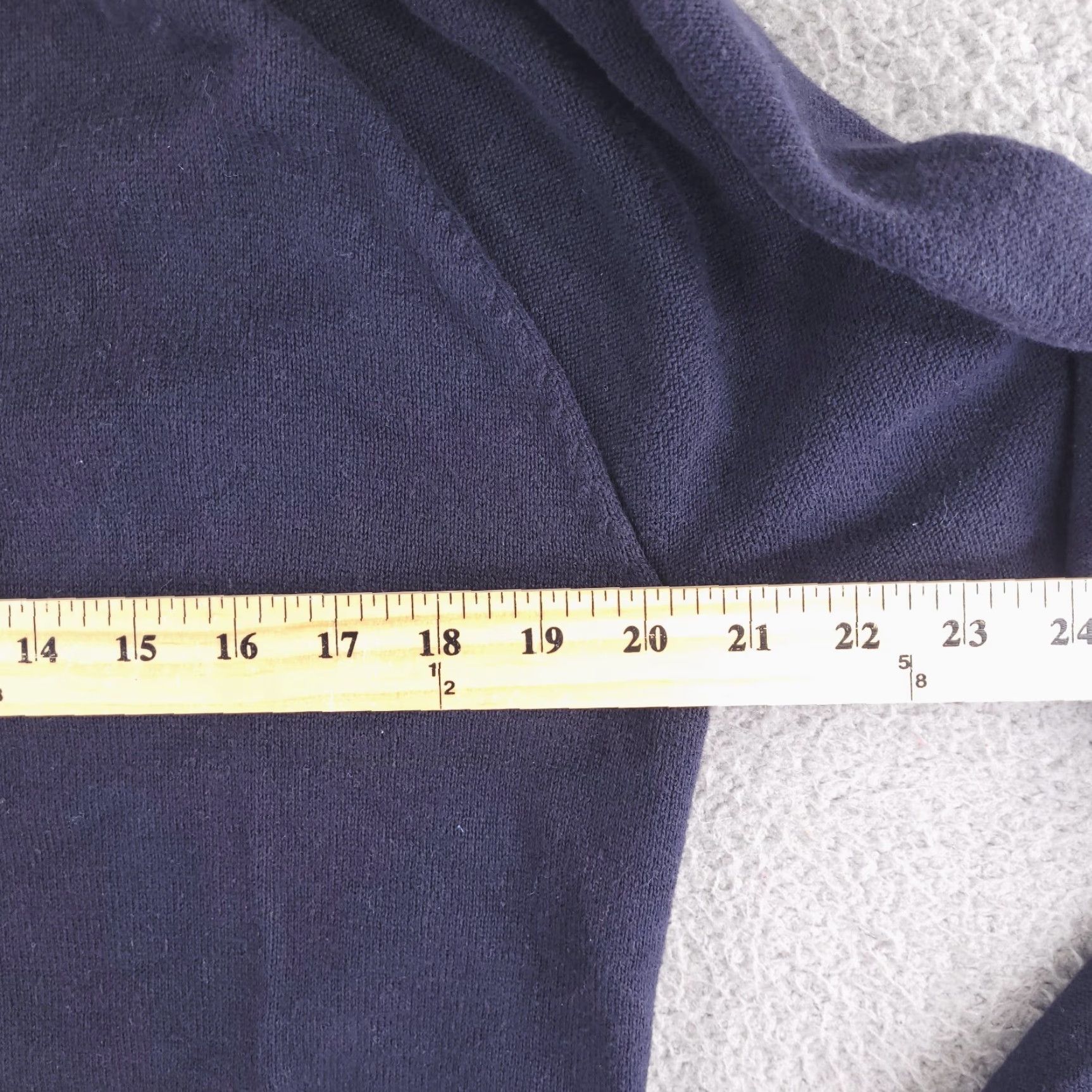 Old Navy Old Navy Sweater Mens Medium Navy Blue Quarter Zip Cotton Knit Pullover Basics Size US M / EU 48-50 / 2 - 6 Thumbnail