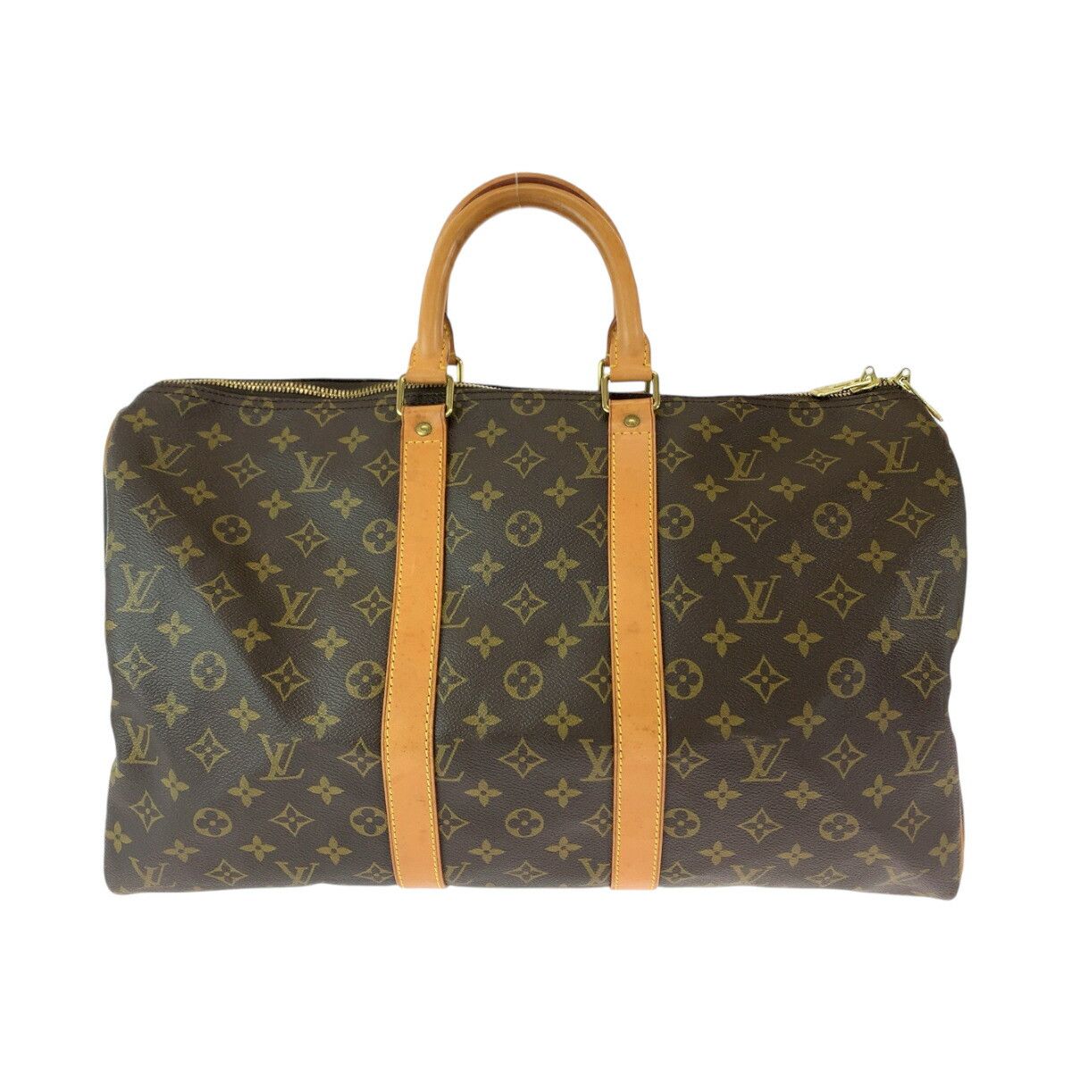 Louis Vuitton Louis Vuitton Louis Vuitton Monogram Keepall 50 Boston Bag Canvas Travel Bag 408772 in Very Good Condition Size ONE SIZE - 1 Thumbnail