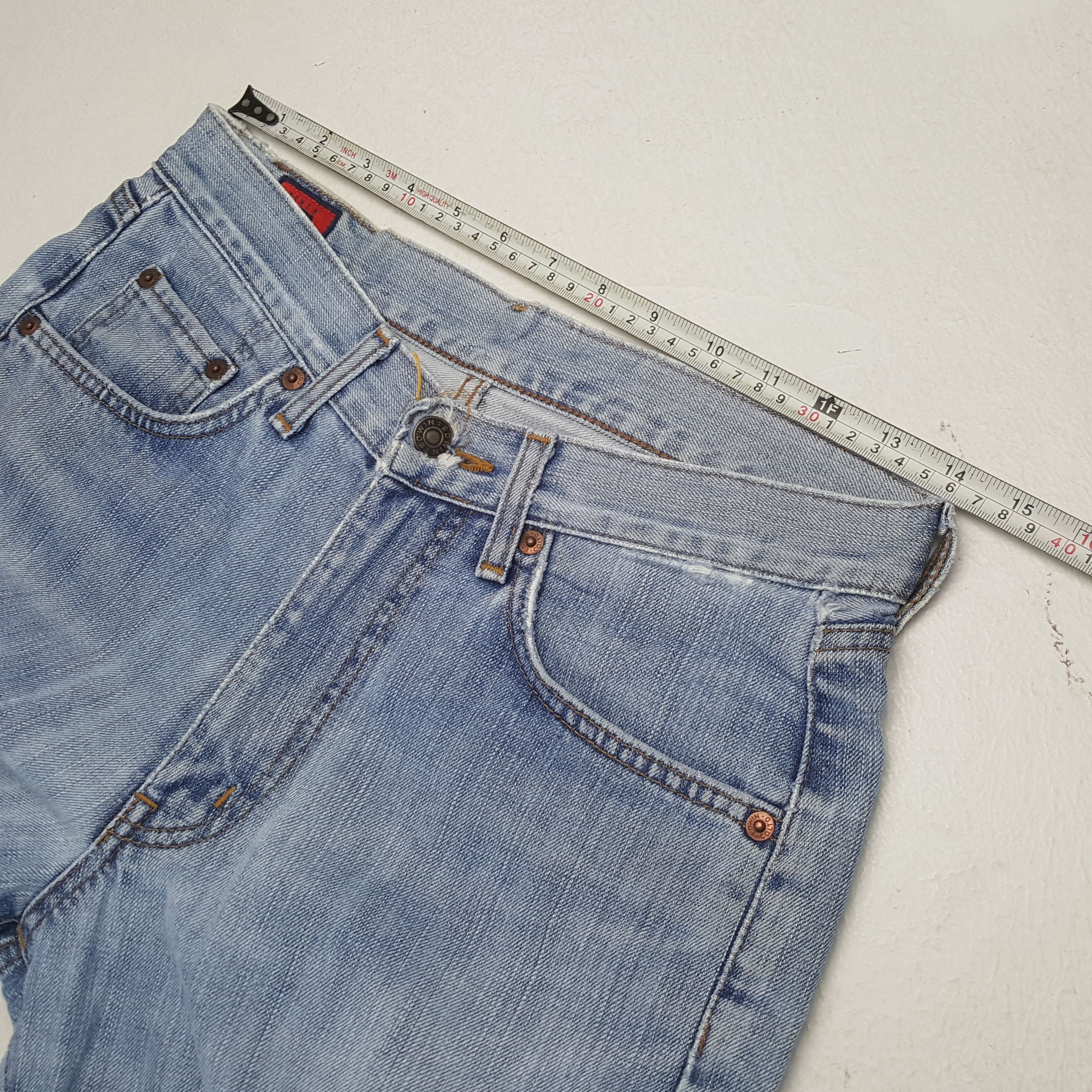 Edwin × Japanese Brand × Vintage EDWIN Streetwear Style Distressed Jean Size US 28 / EU 44 - 7 Thumbnail