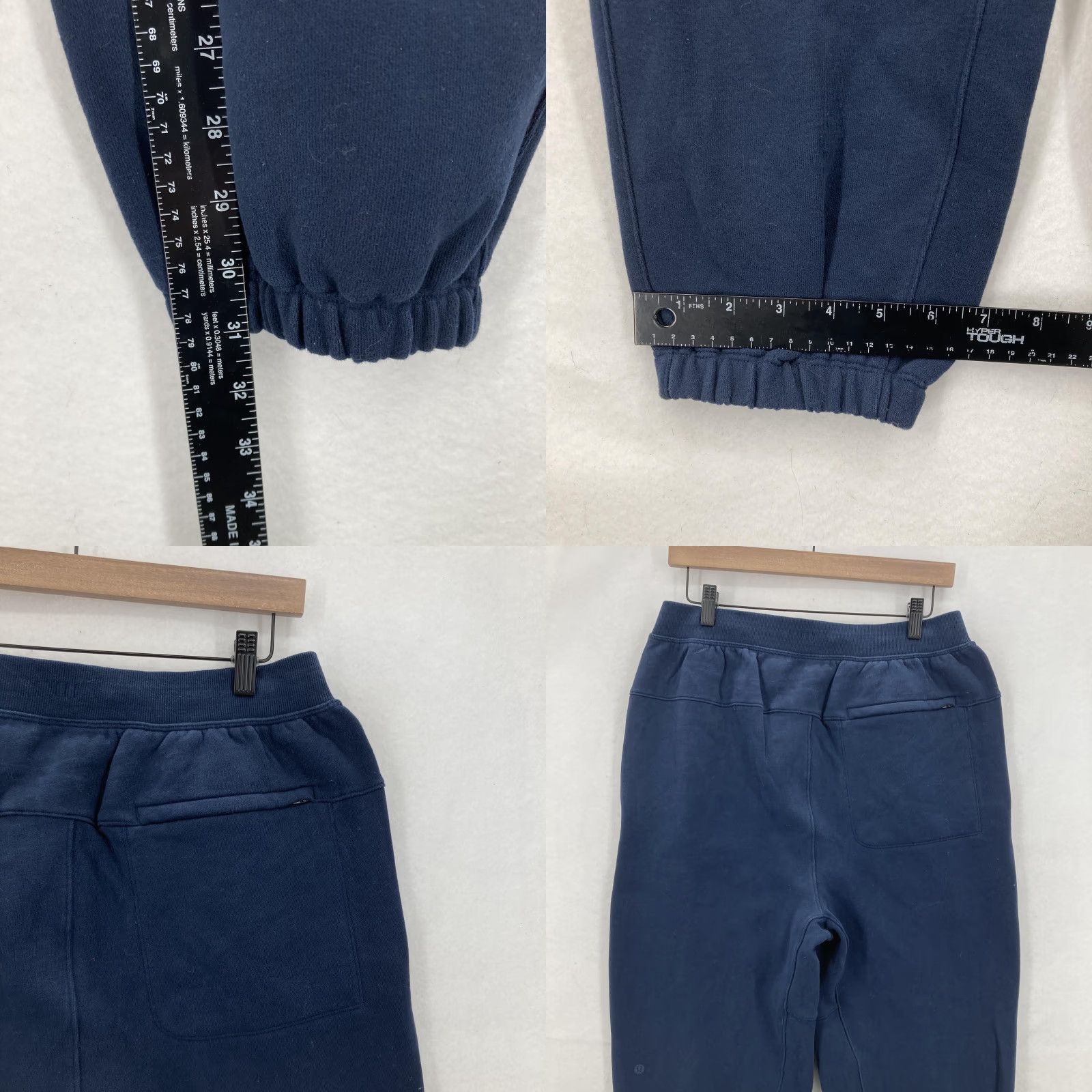 Lululemon Lululemon Pants Mens M Navy Jogger Sweatpants Drawstring Back Zip Pocket Size US 31 - 8 Thumbnail